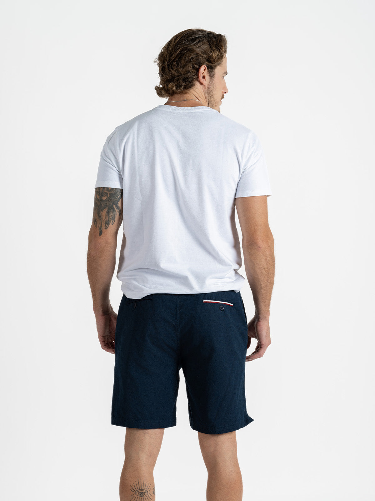 Cotton Flex Short Navy by 98 Coast Av.