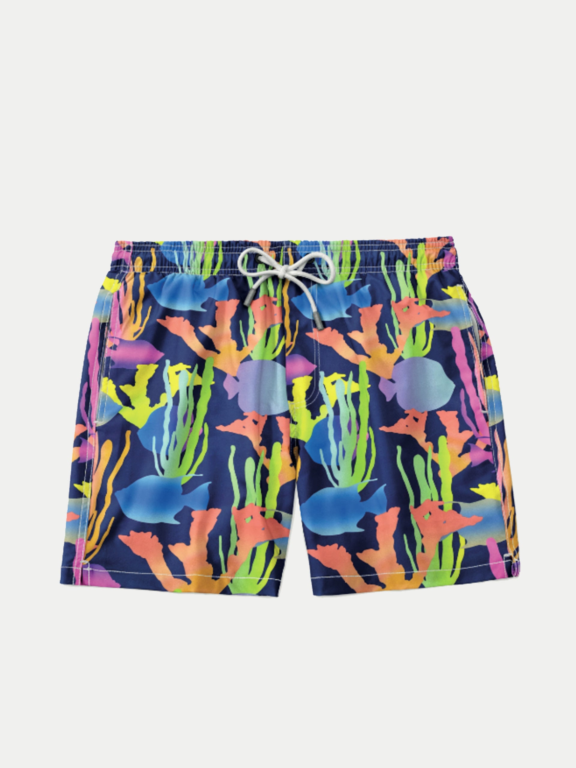 'Aquarium' Swim Trunks for Men by 98 Coast Av.