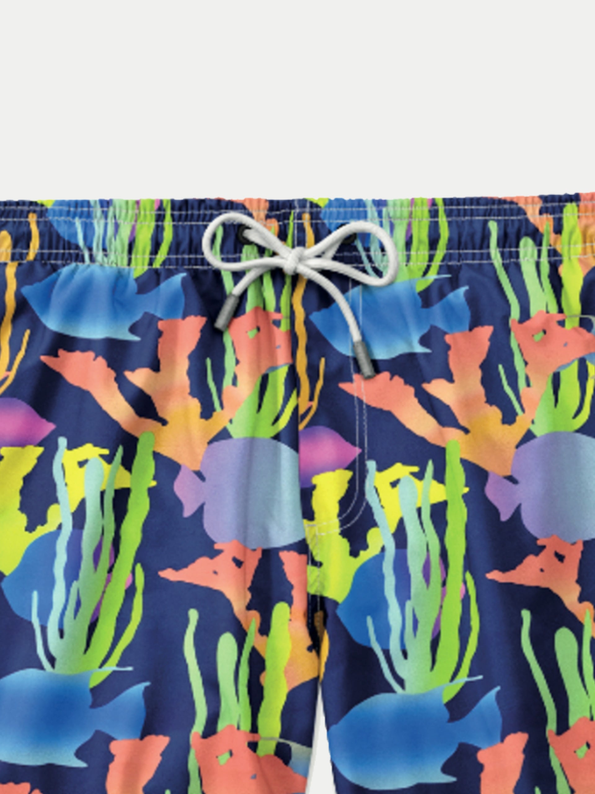 'Aquarium' Swim Trunks for Men by 98 Coast Av.