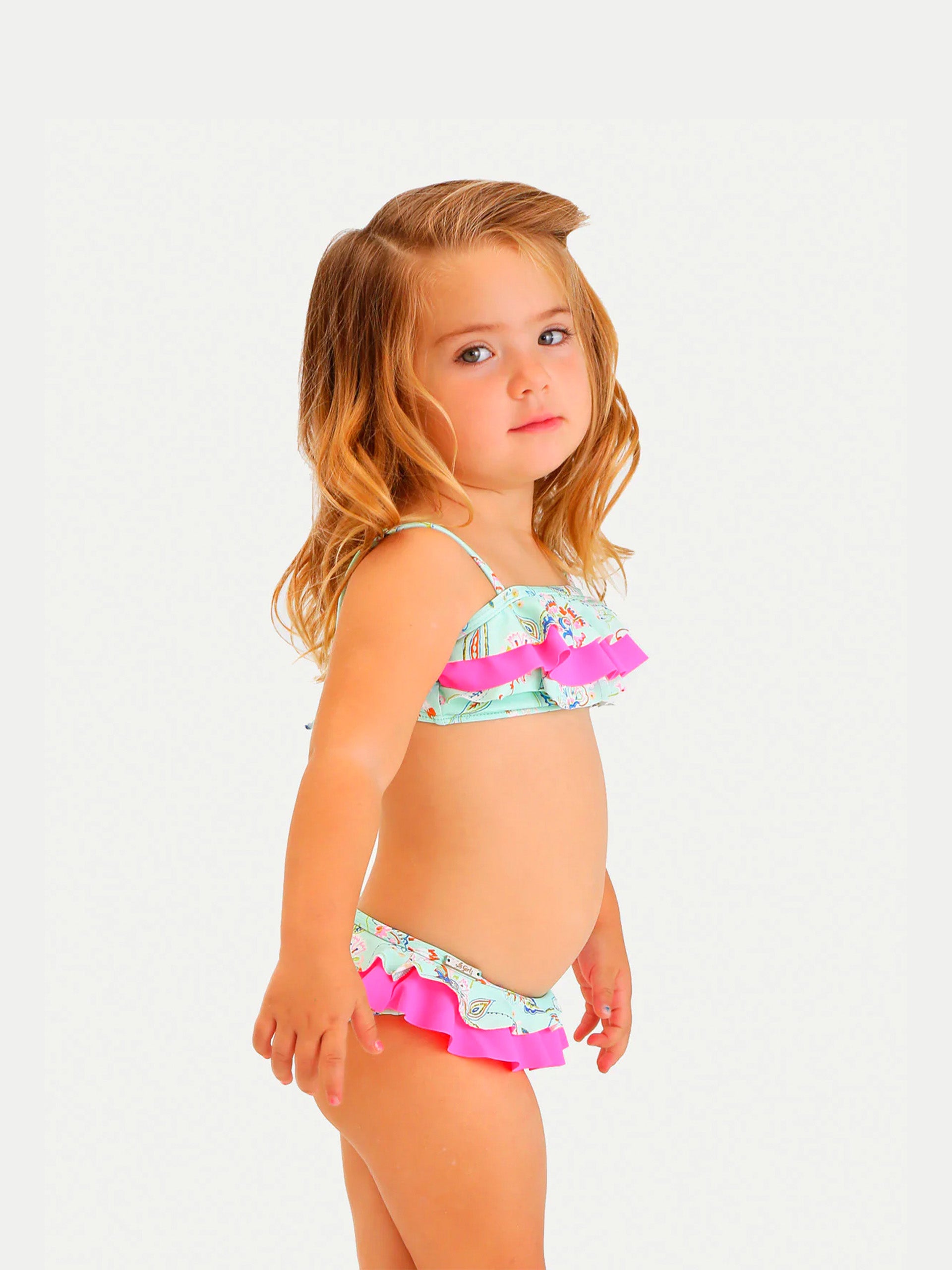 'Bacalar' Girls Swimwear by 98 Coast Av.