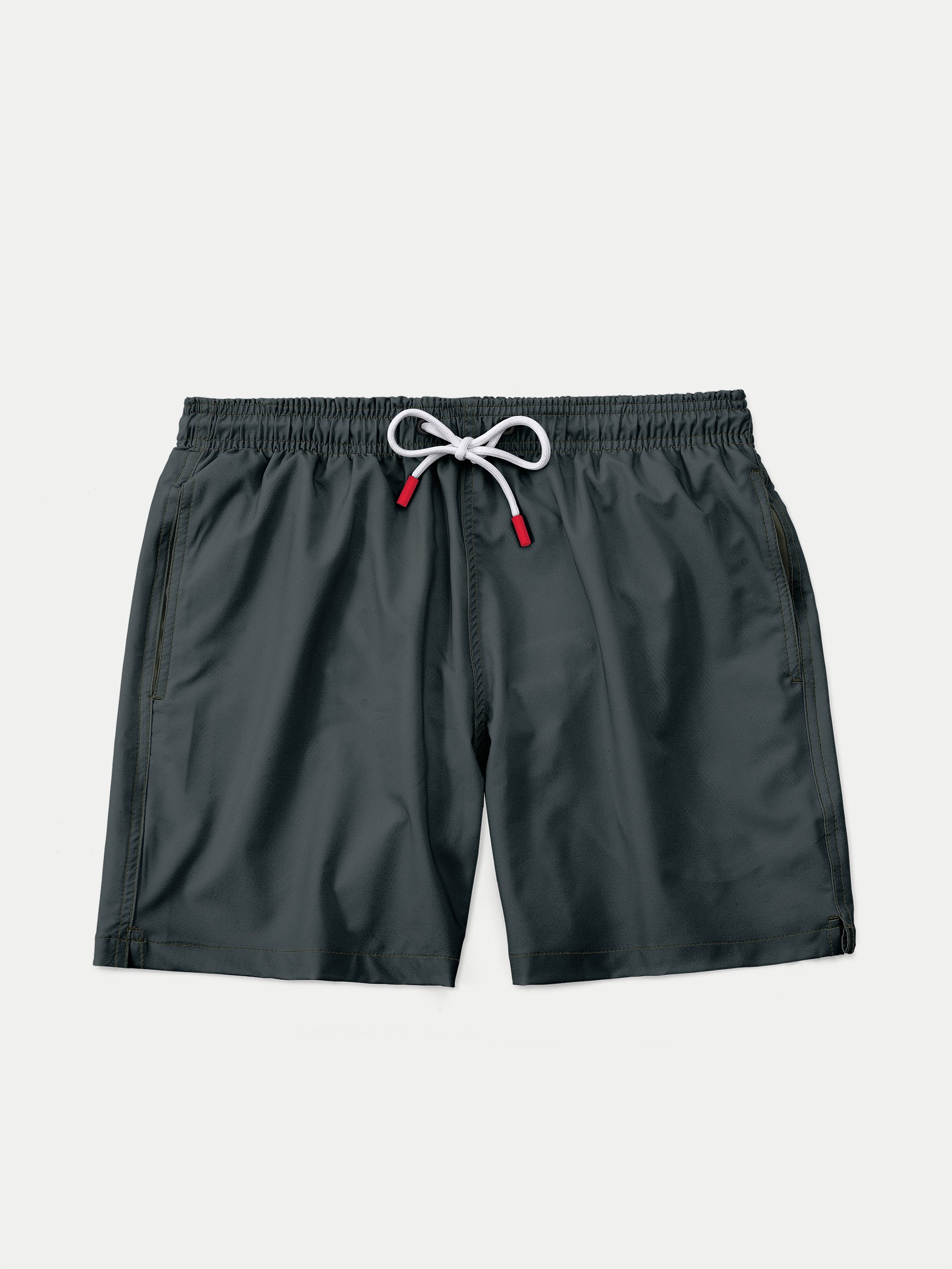 'Basic Gray' Swim Trunks for Men by 98 Coast Av.