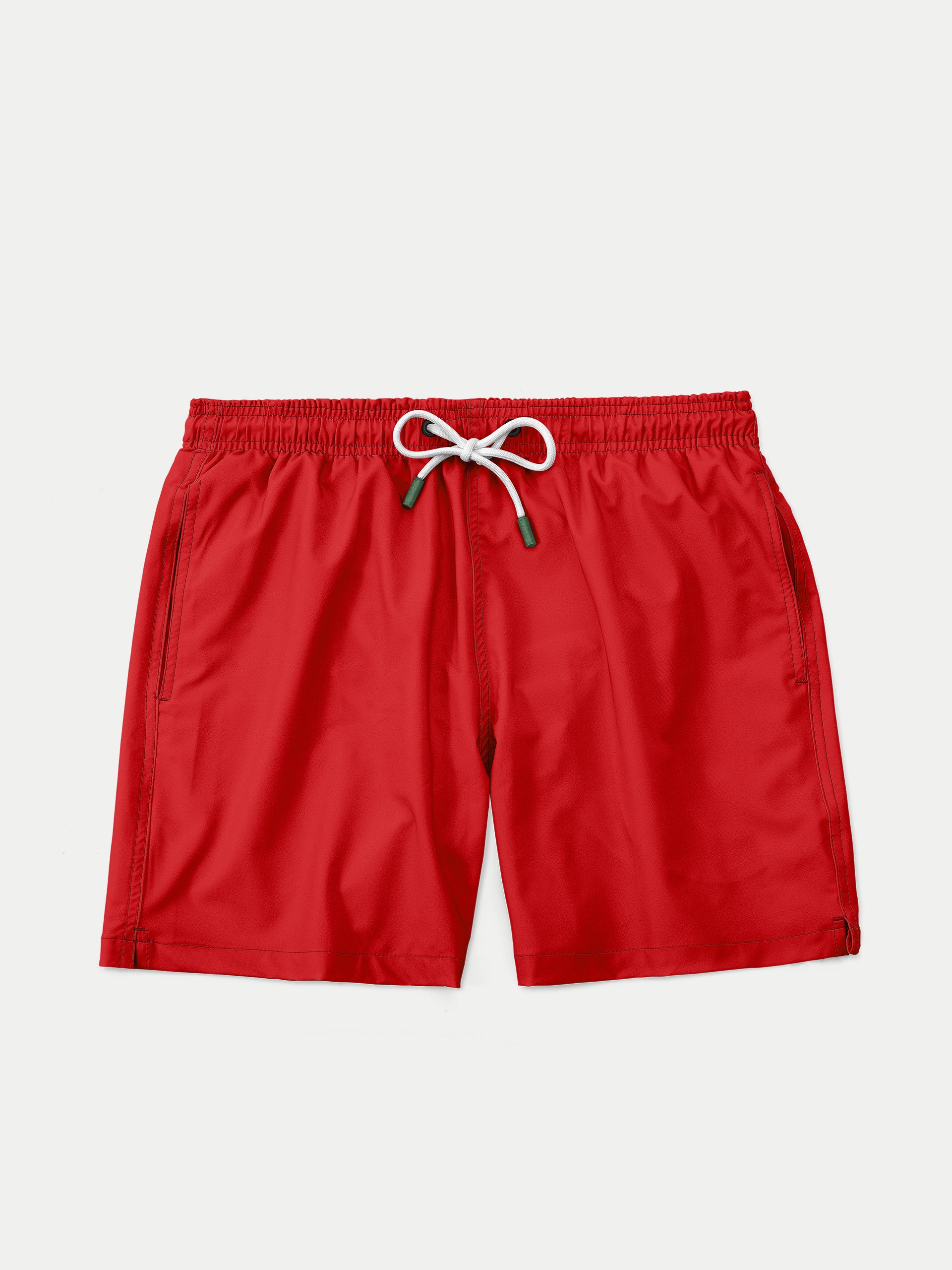 'Basic Red' Swim Trunks for Men by 98 Coast Av.