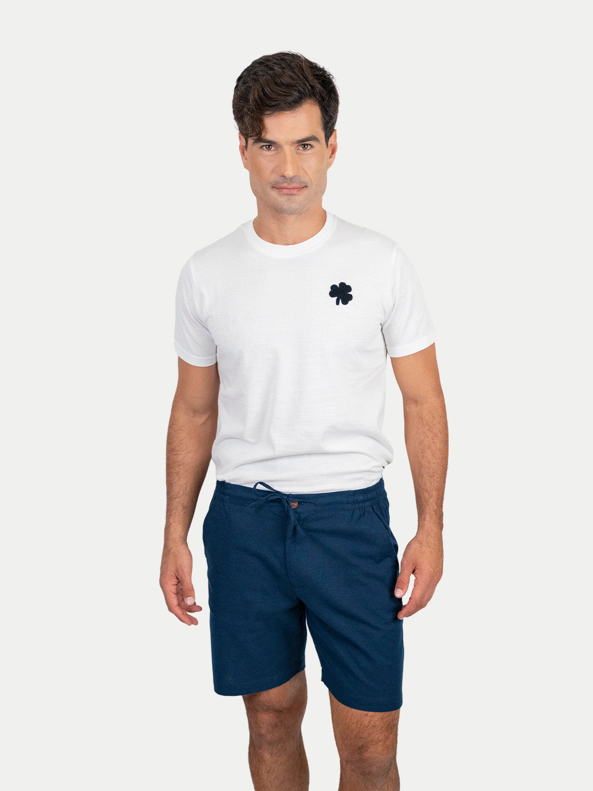 Cotton Flex Short Navy Blue by 98 Coast Av.