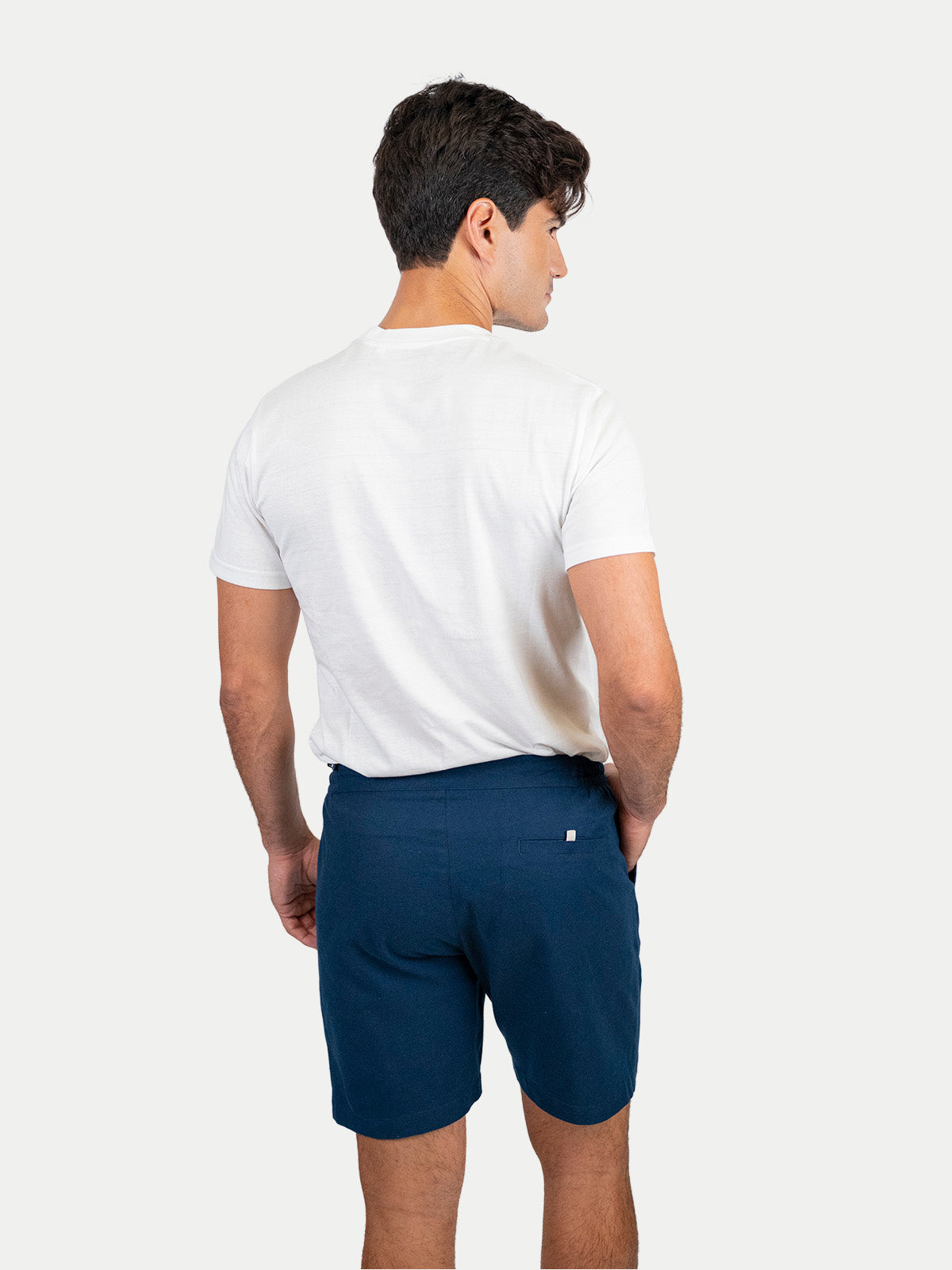 Cotton Flex Short Navy Blue by 98 Coast Av.