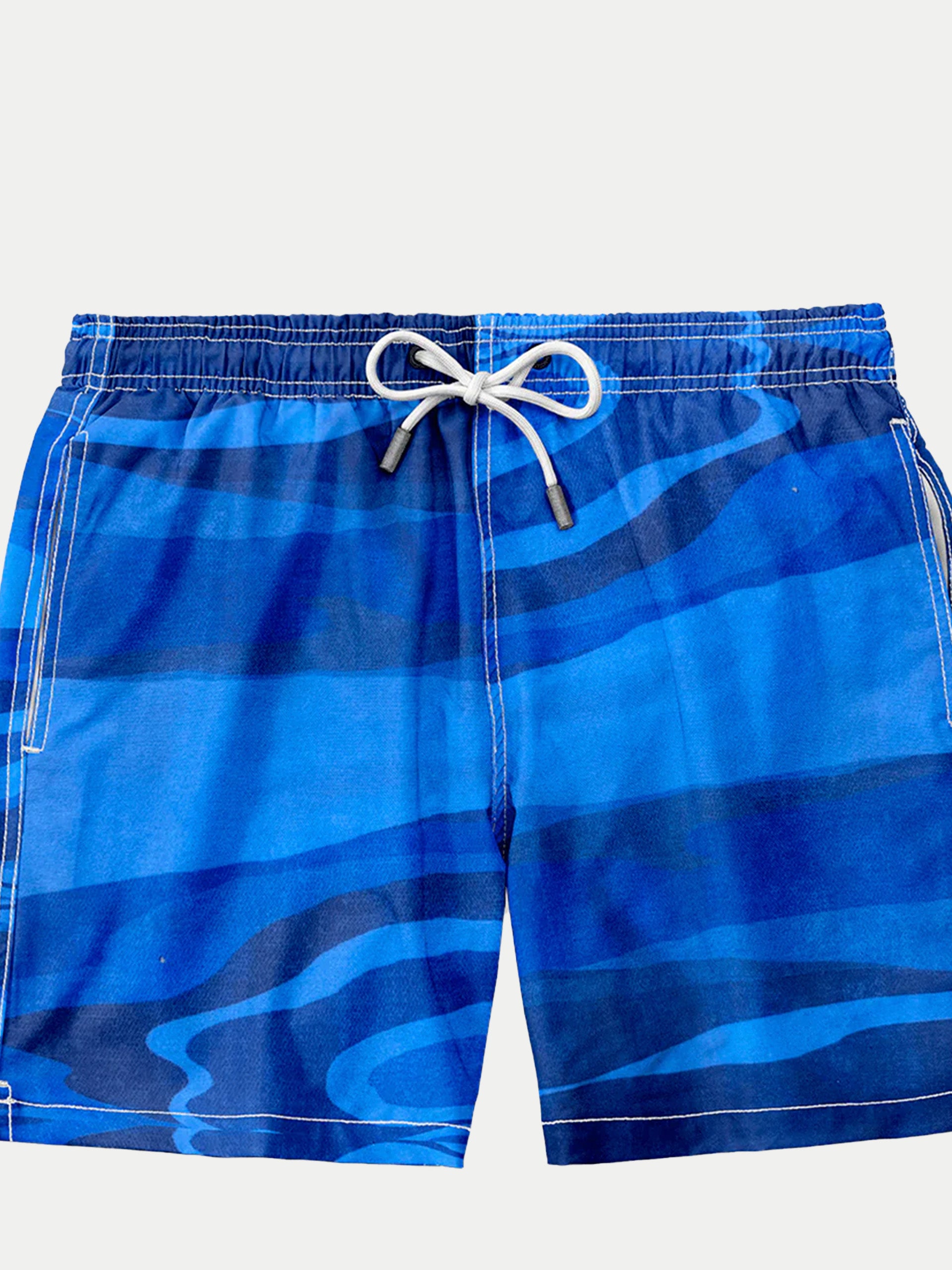 'Camuflaje Electric' Boys Swim Shorts by 98 Coast Av.