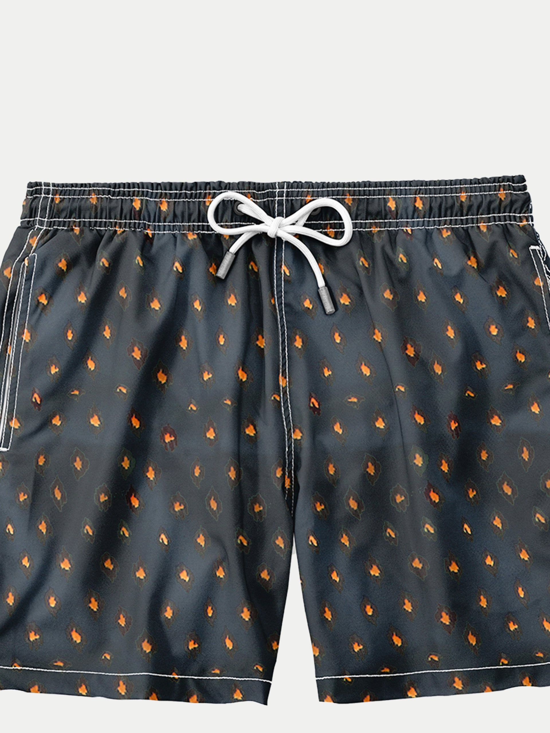 'Cheetah Blue' Boys Swim Shorts by 98 Coast Av.