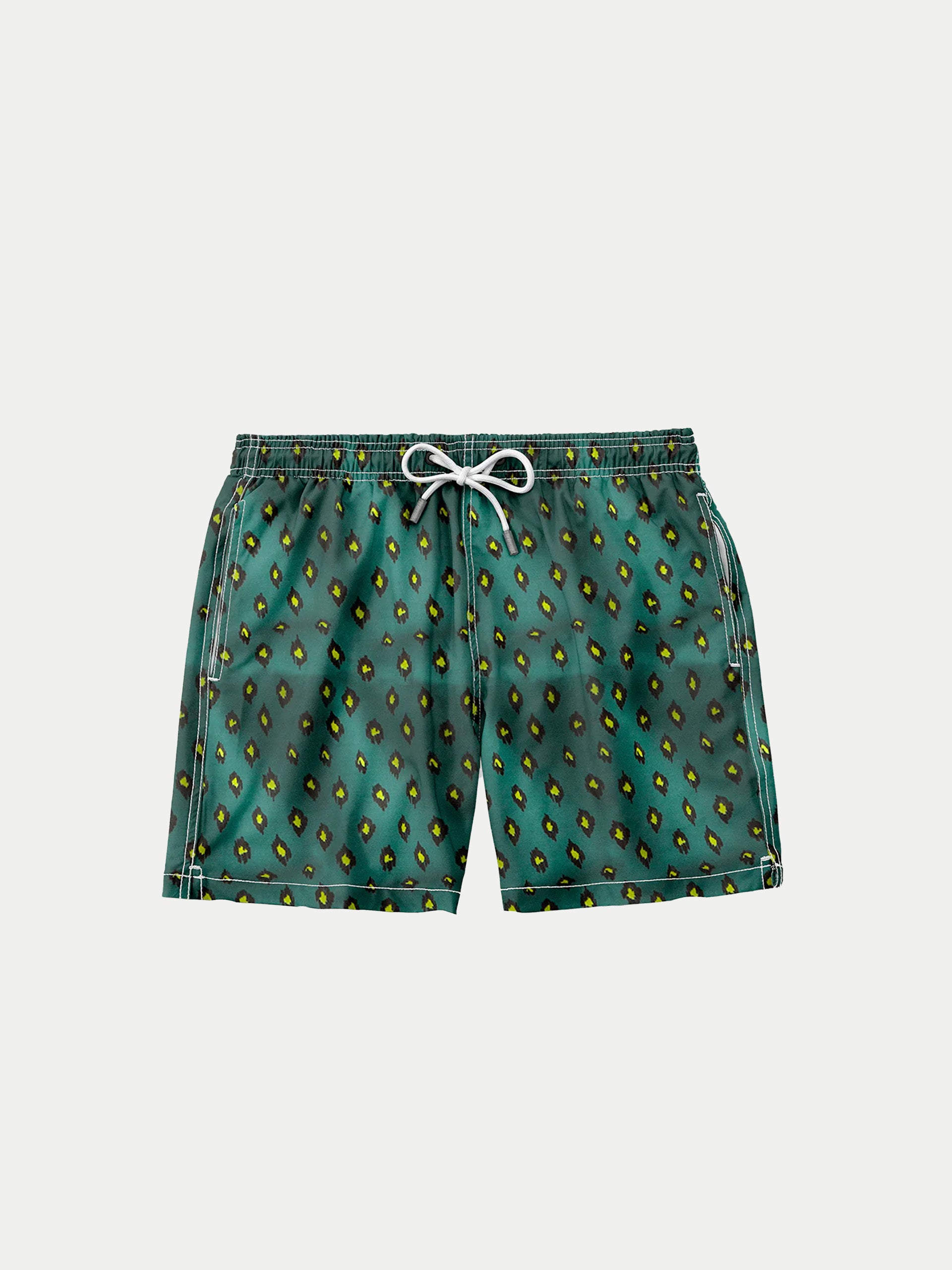 'Cheetah Green' Boys Swim Shorts by 98 Coast Av