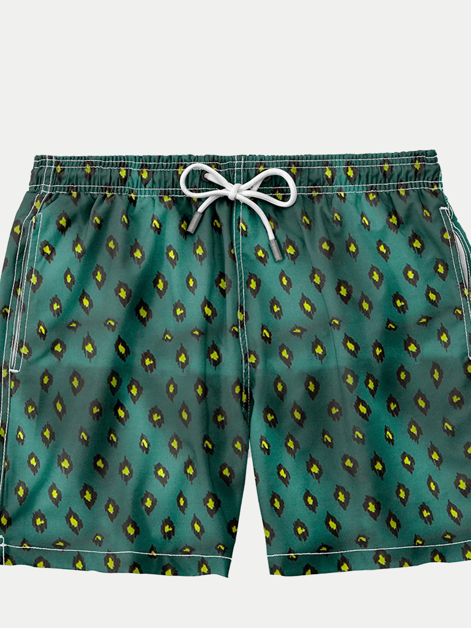 'Cheetah Green' Boys Swim Shorts by 98 Coast Av