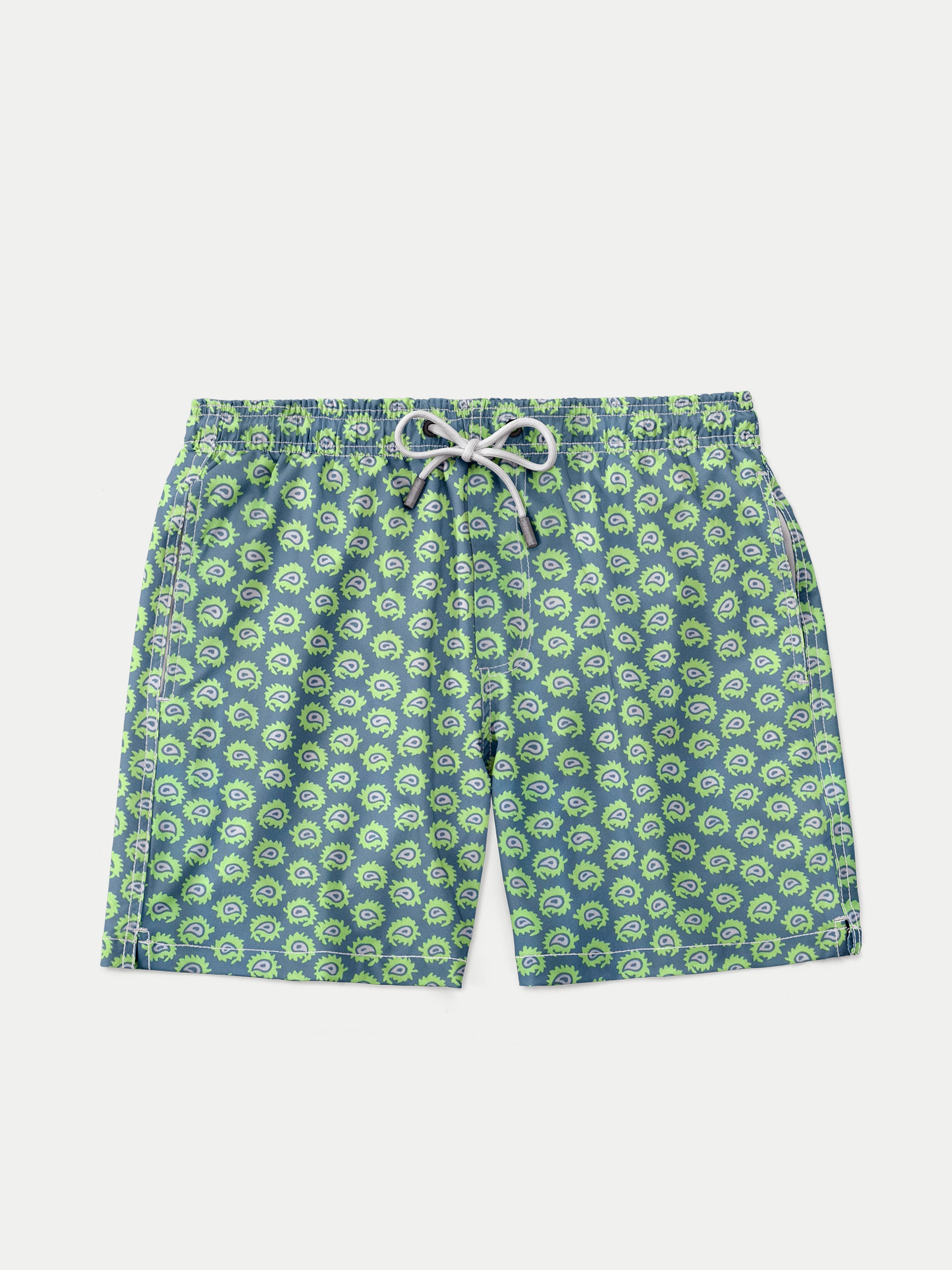 'Electric Green' Swim Trunks for Men by 98 Coast Av.