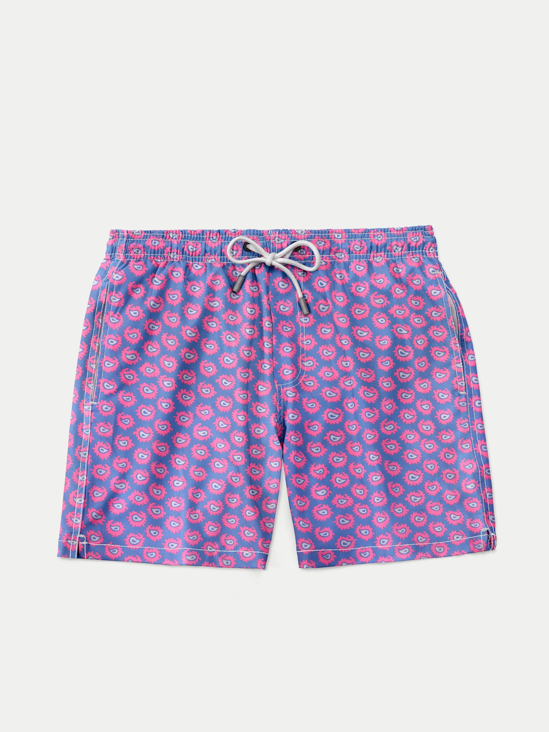 'Electric Pink' Swim Trunks for Men by 98 Coast Av.