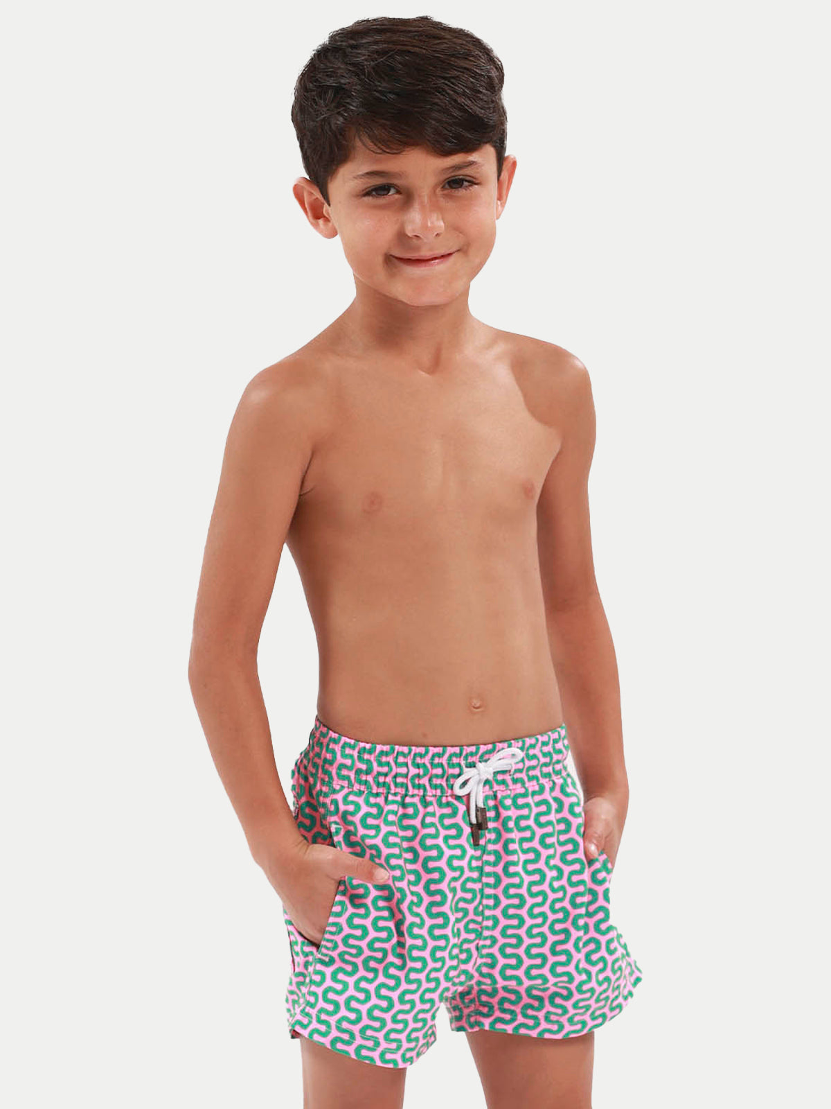 Jade Bloom Boys Swim Short by 98 Coast Av.