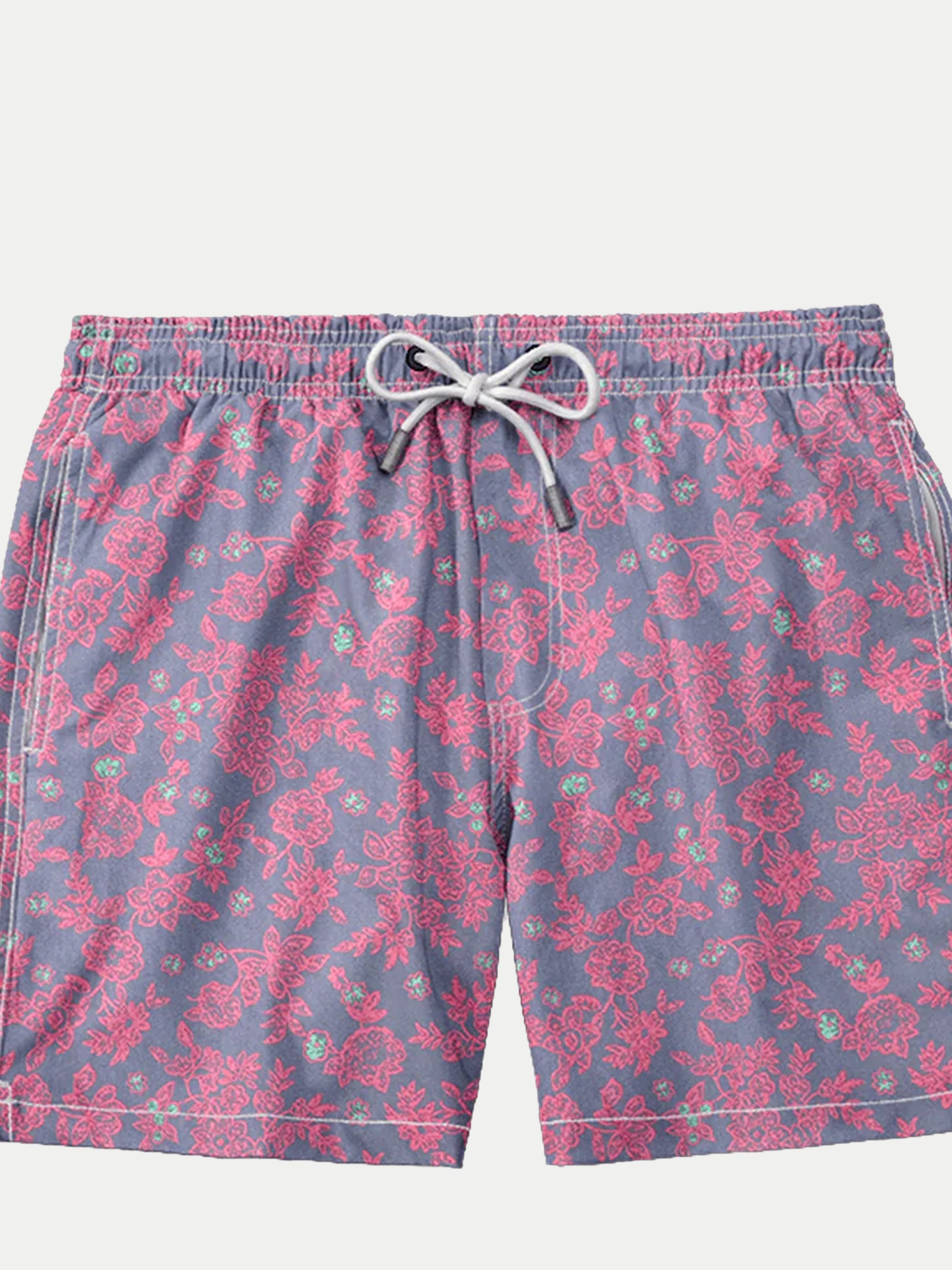 'Linear Flowers' Boys Swim Shorts by 98 Coast Av.