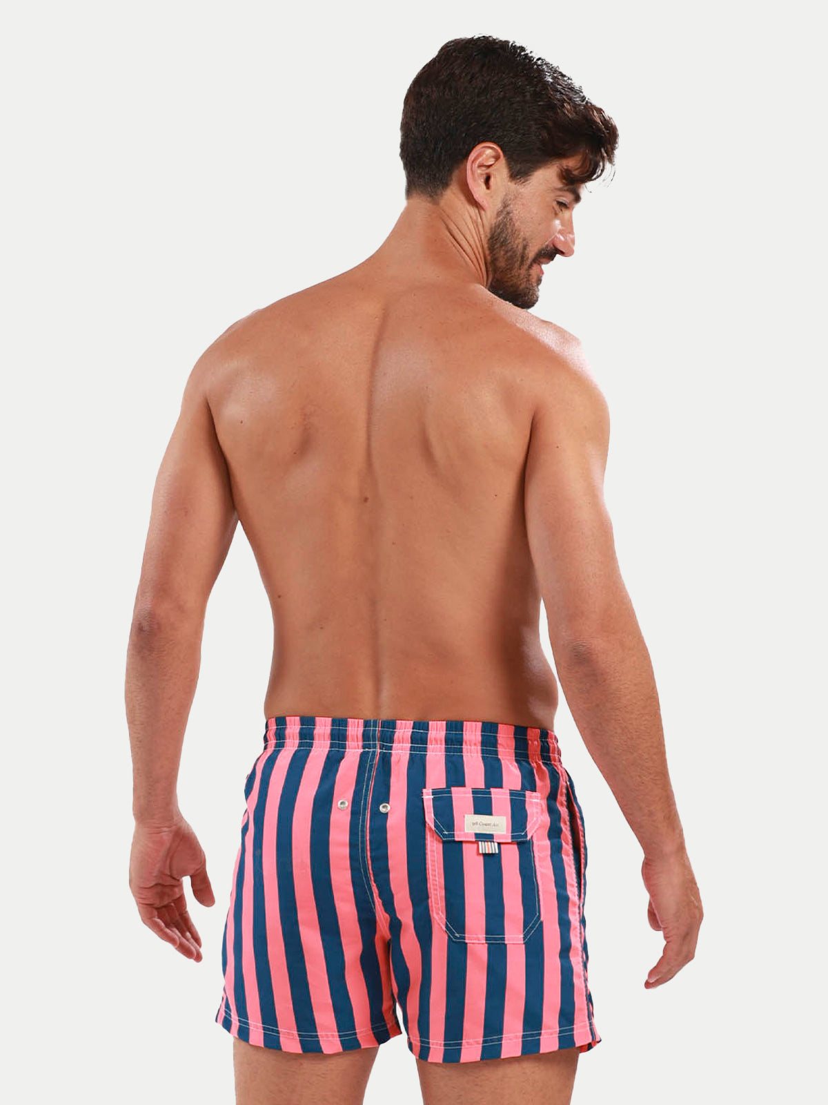 Marine Bloom Swim Trunks for Men by 98 Coast Av.