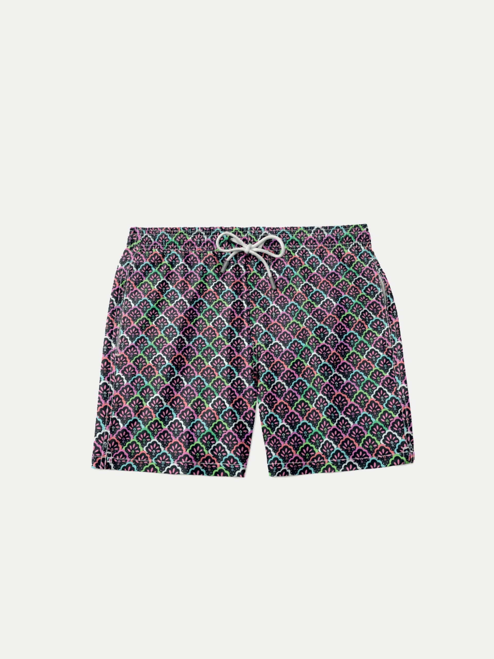 'Neon Orchid' Boys Swim Shorts by 98 Coast Av.