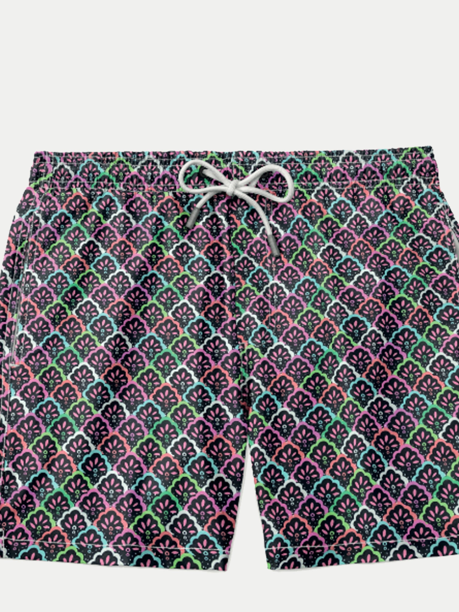 'Neon Orchid' Boys Swim Shorts by 98 Coast Av.