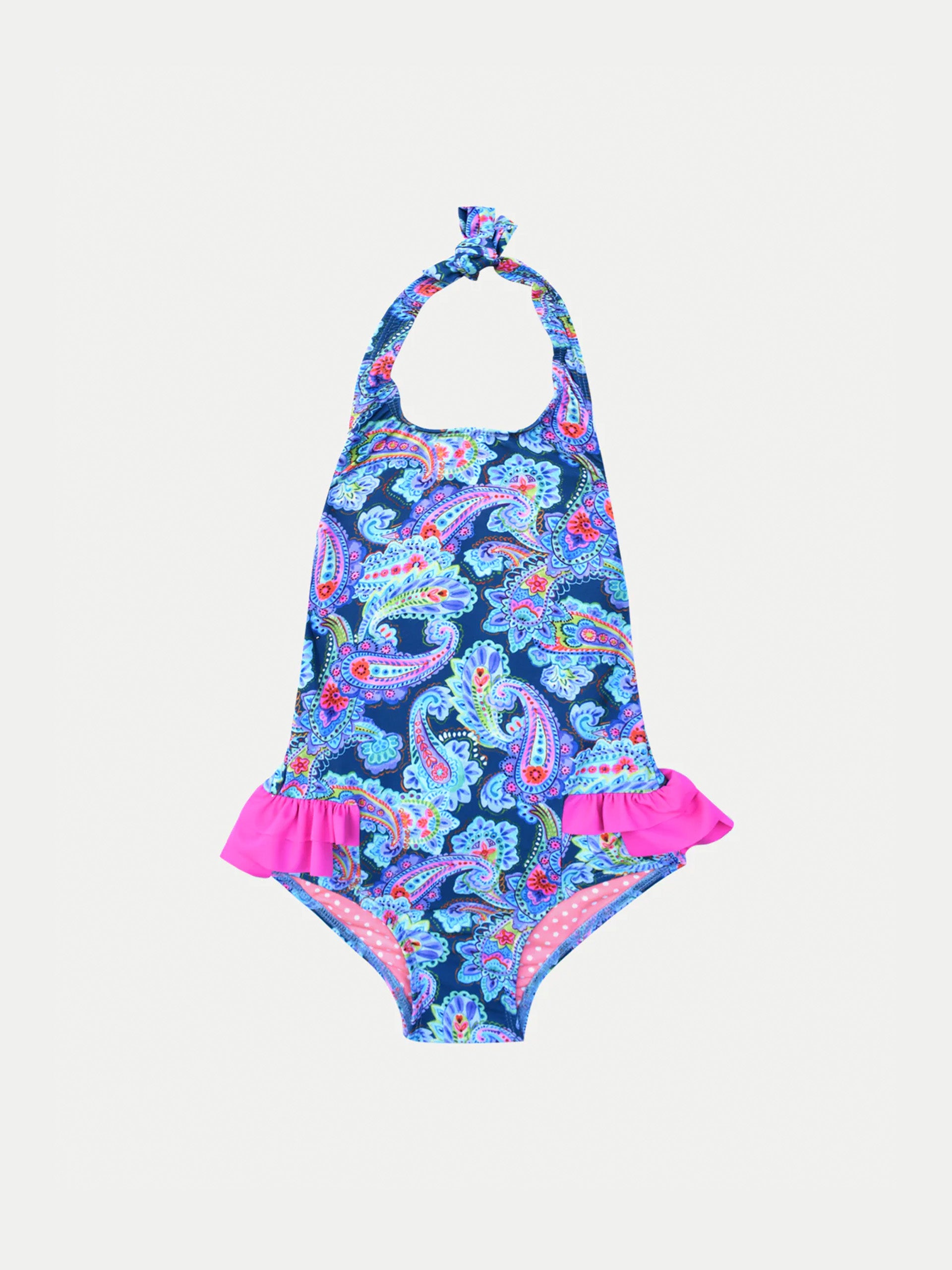'Neon Waves’ Girls Swimwear by 98 Coast Av.