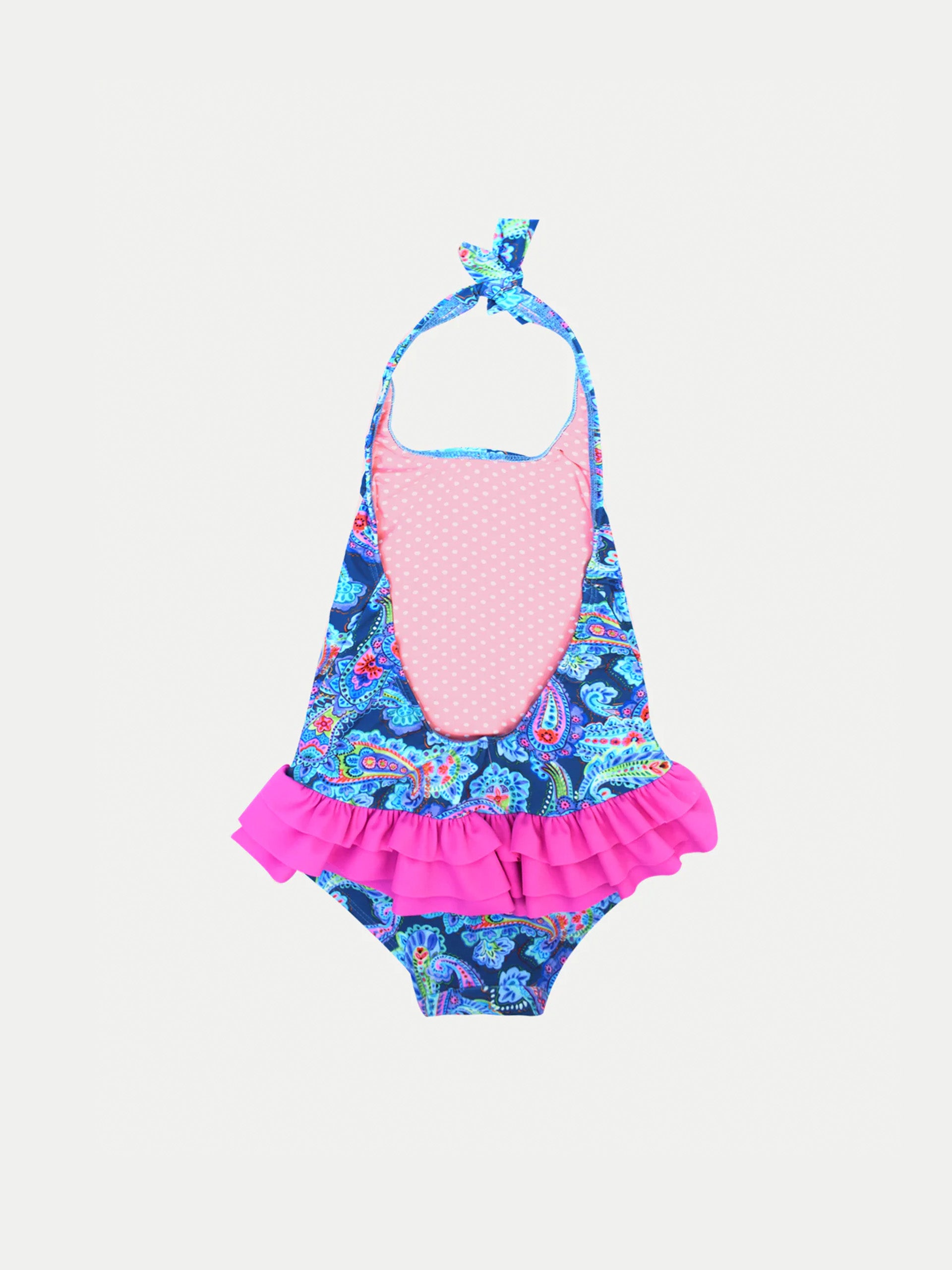 'Neon Waves’ Girls Swimwear by 98 Coast Av.