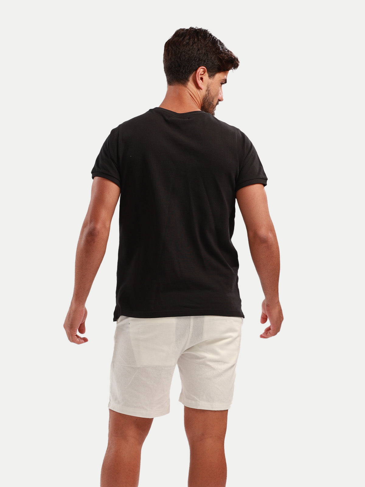 Pique T-Shirt Black by 98 Coast Av