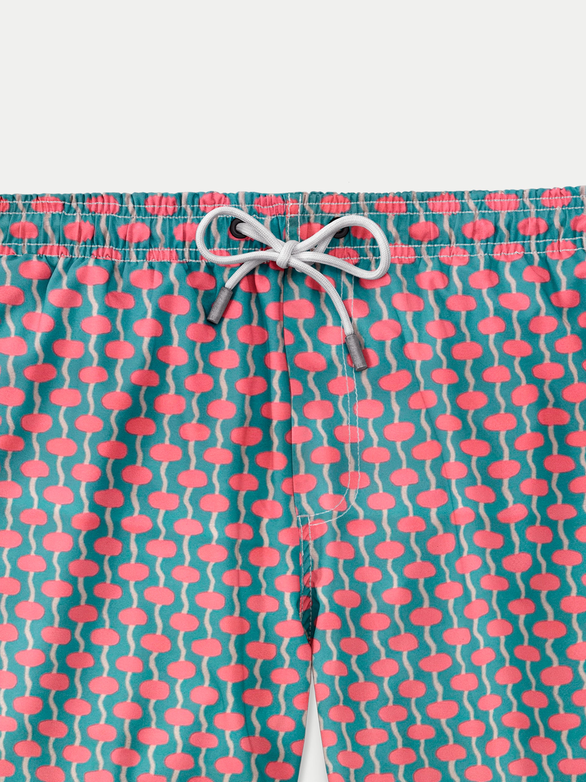 'Salmon Pearl' Swim Trunks for Men by 98 Coast Av.