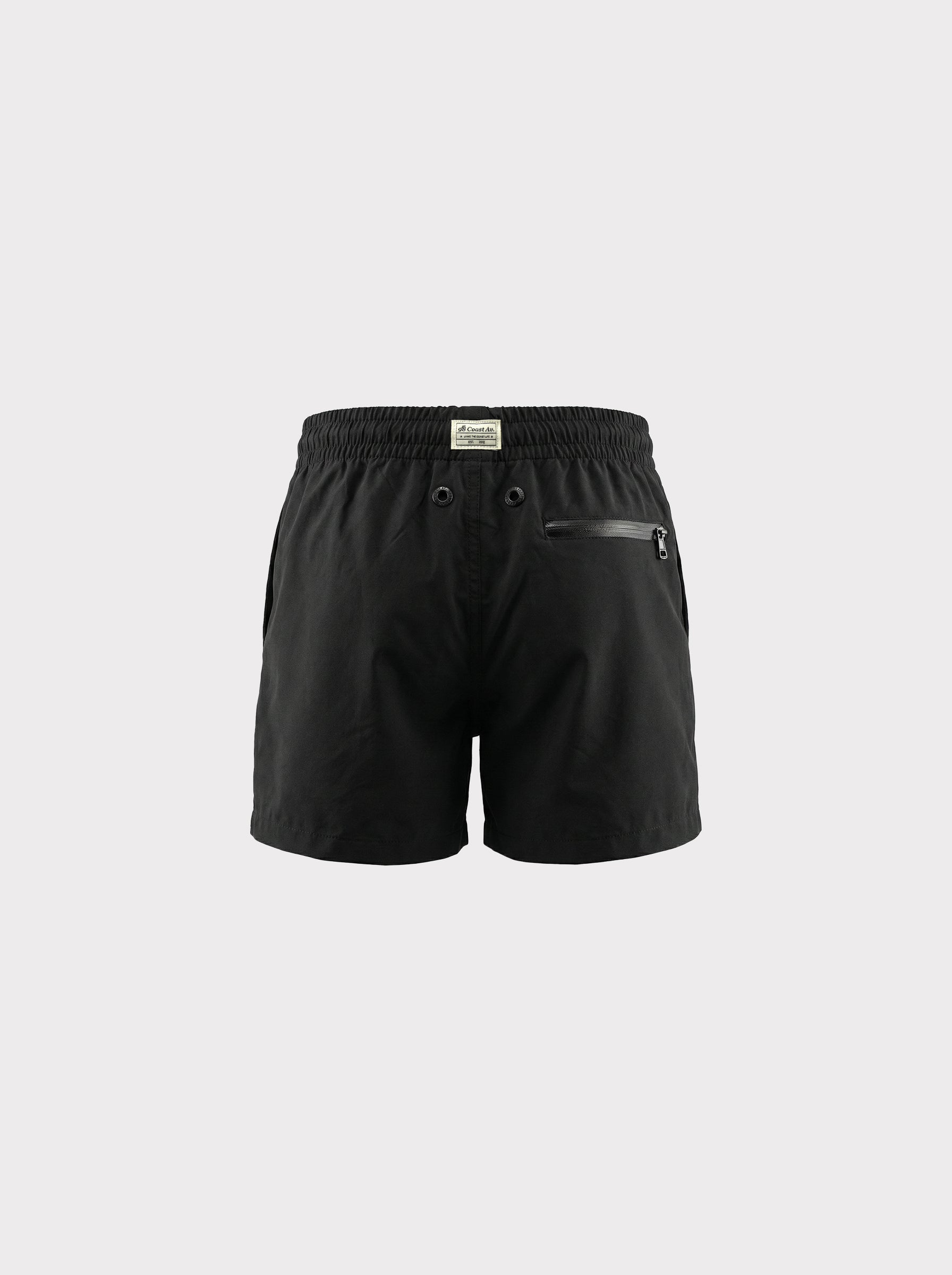 The New Classics Boys Black Swim Short by 98 Coast Av.