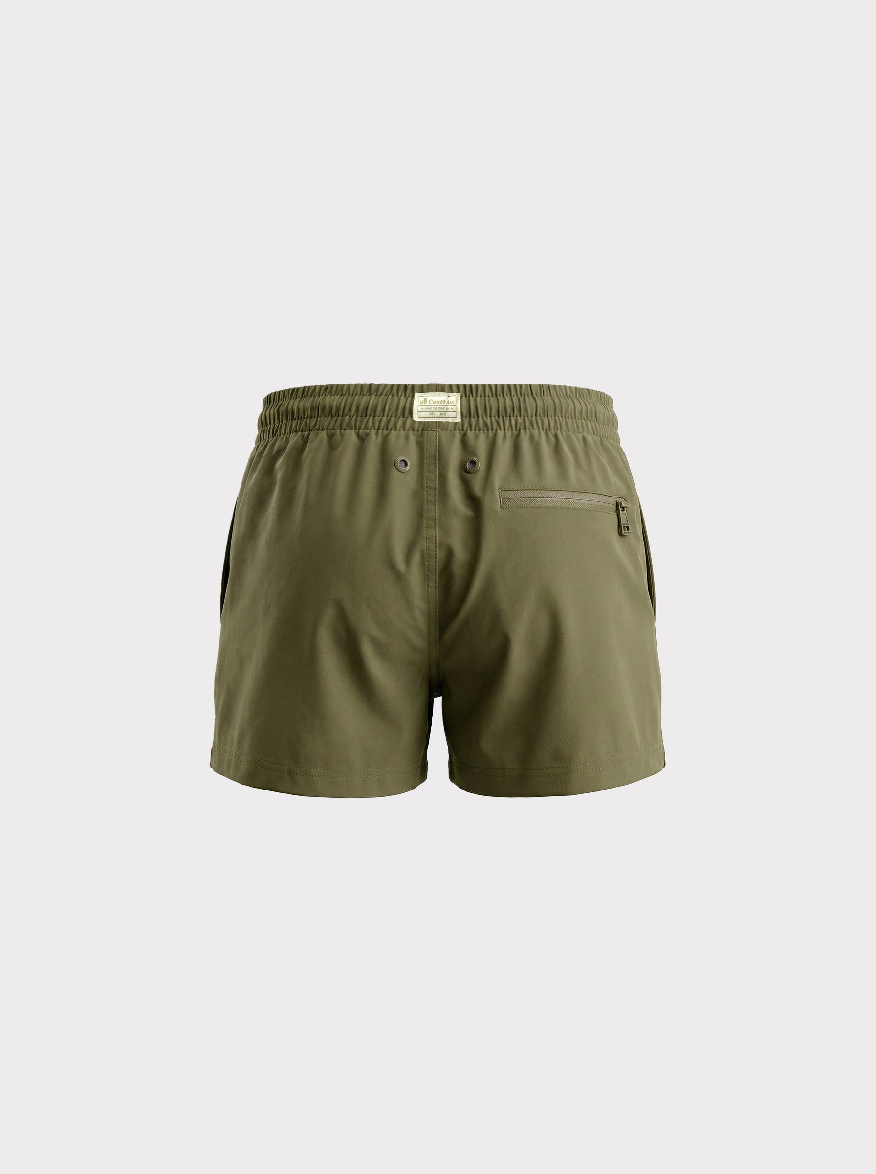 The New Classics Boys Olive Swim Short by 98 Coast Av.
