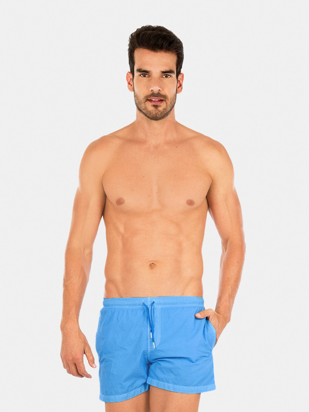 Solid Blue Man