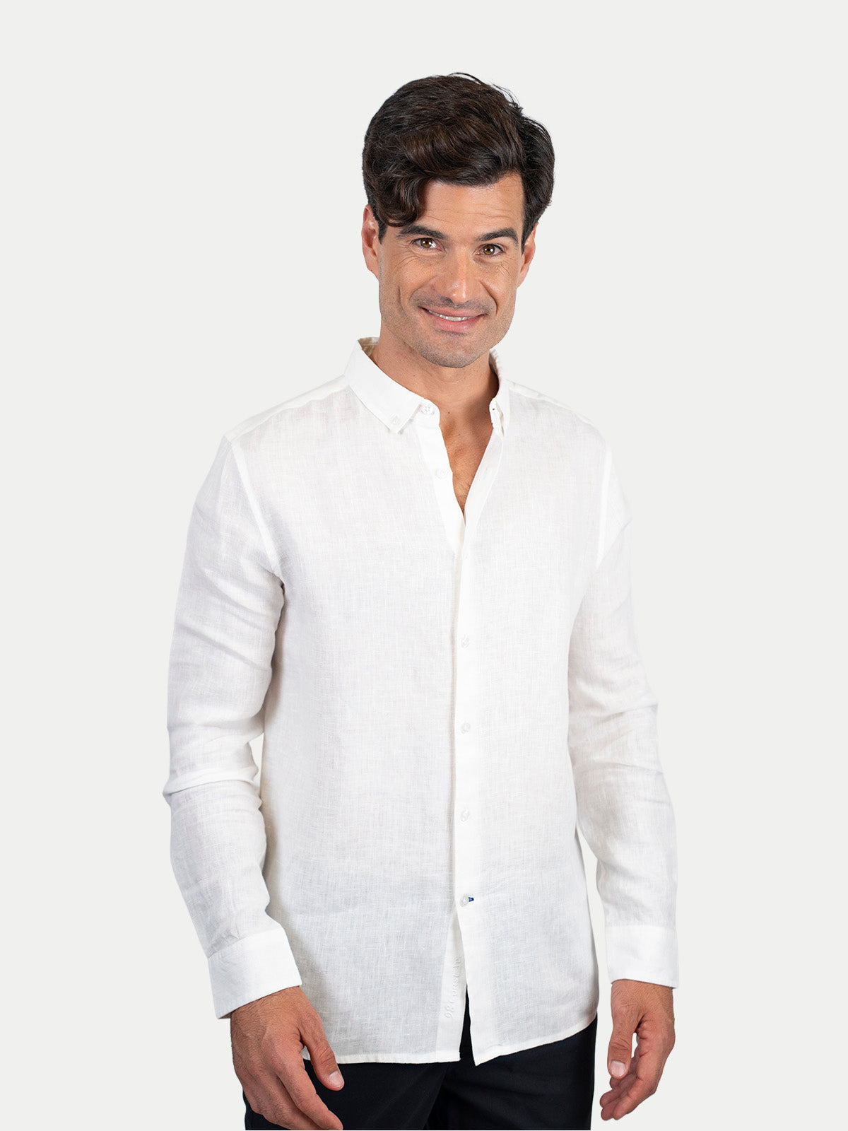 Soft Linen White Shirt Men by 98 Coast Av.