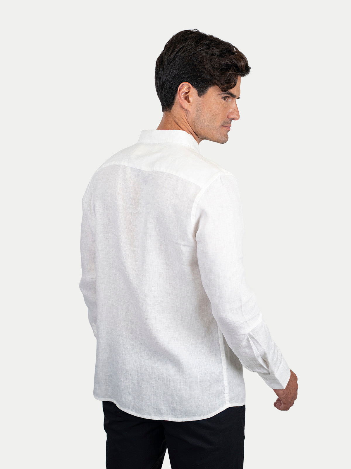 Soft Linen White Shirt Men by 98 Coast Av.