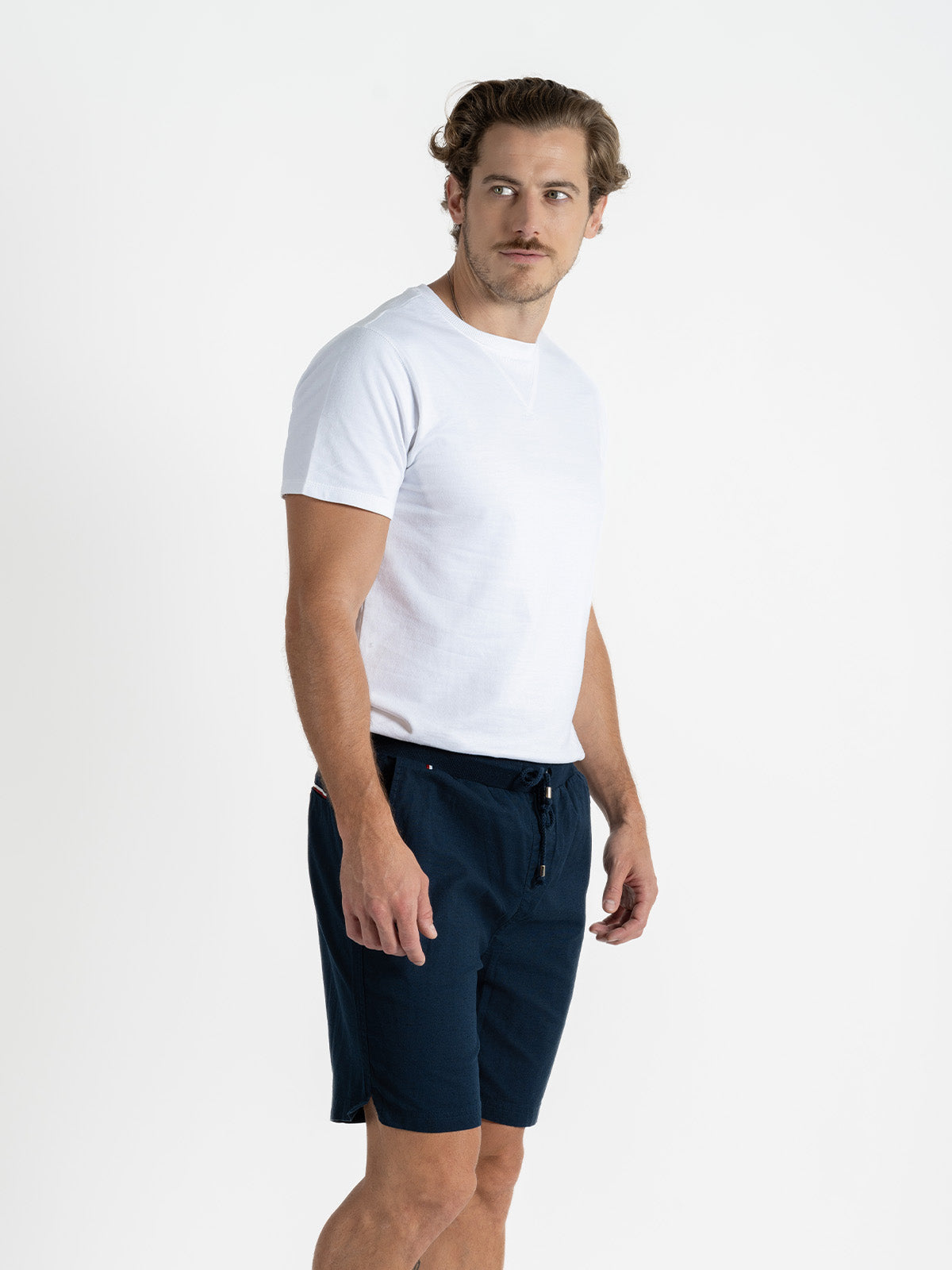 Cotton Flex Short Navy by 98 Coast Av.