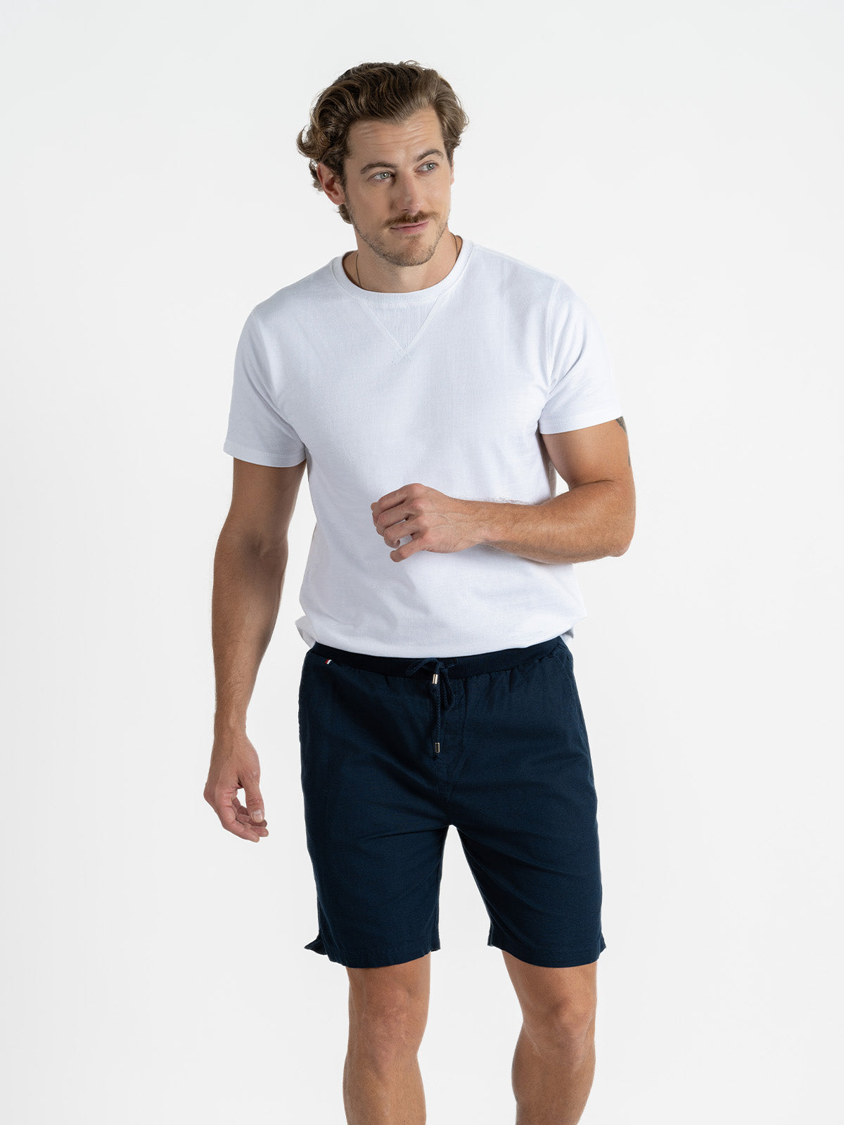 Cotton Flex Short Navy by 98 Coast Av.