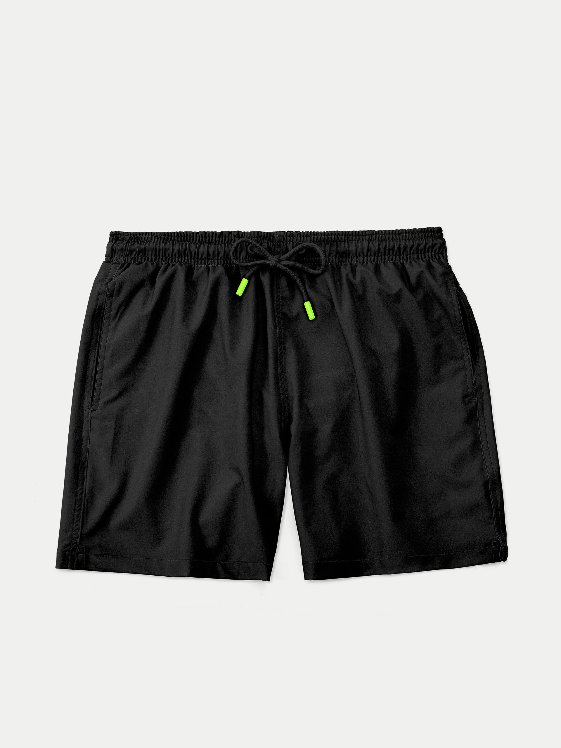 ‘Basic Black’ Swim Trunks for Men by 98 Coast Av.