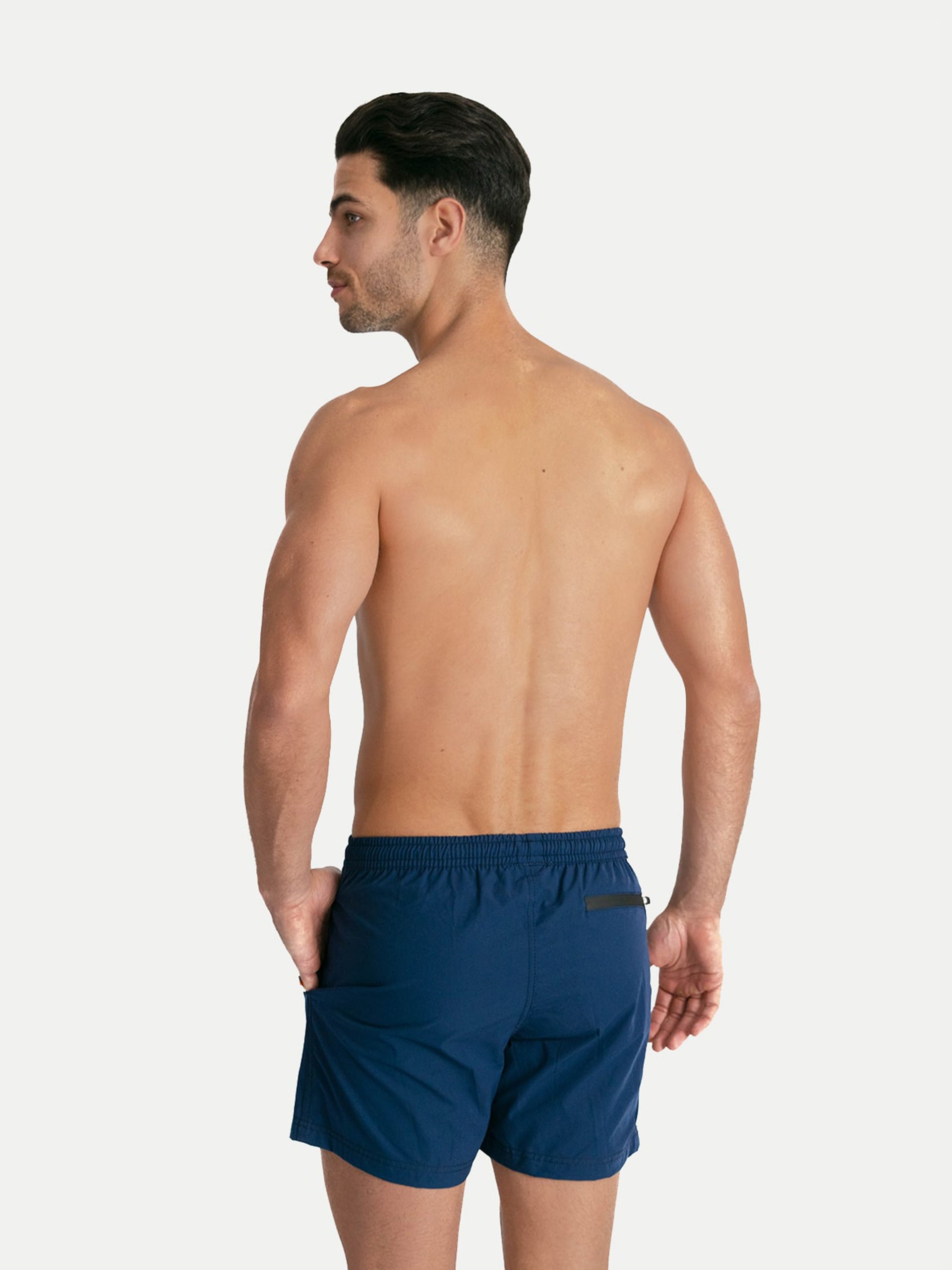 'Basic Navy' Men's Swim Trunks for Men by 98 Coast Av.