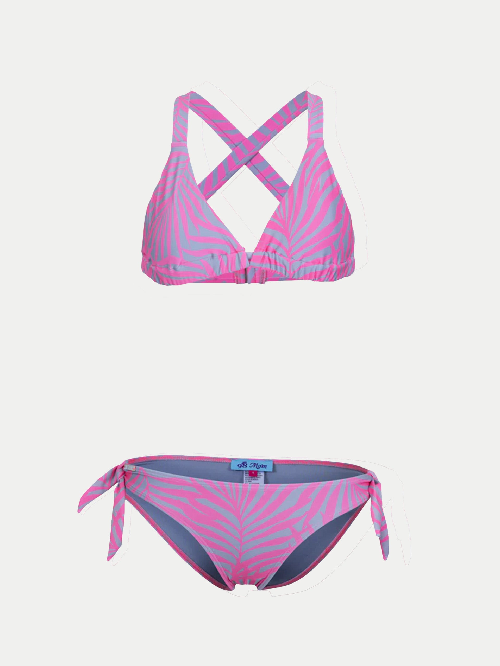 ‘Breeze Palm Pink’ Women Swimwear by 98 Coast Av.