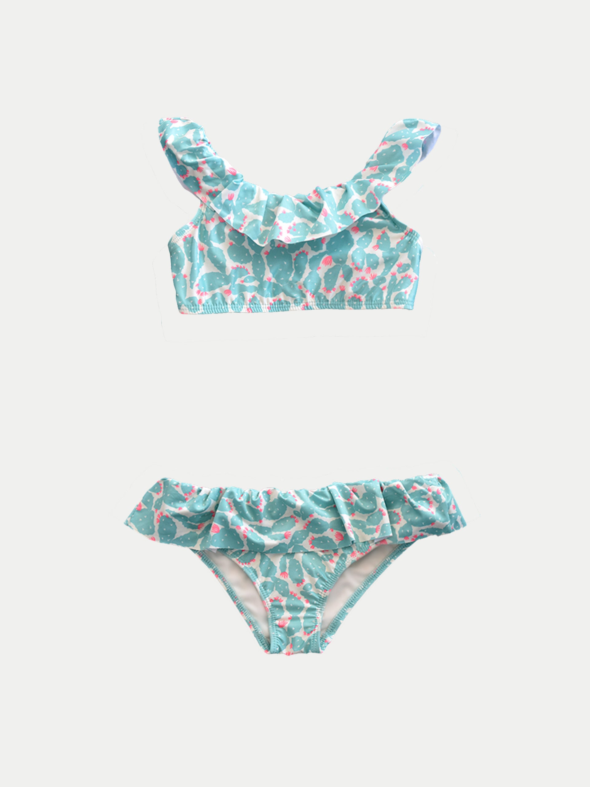 ‘Cactus Aqua’ Girls Swimwear by 98 Coast Av.