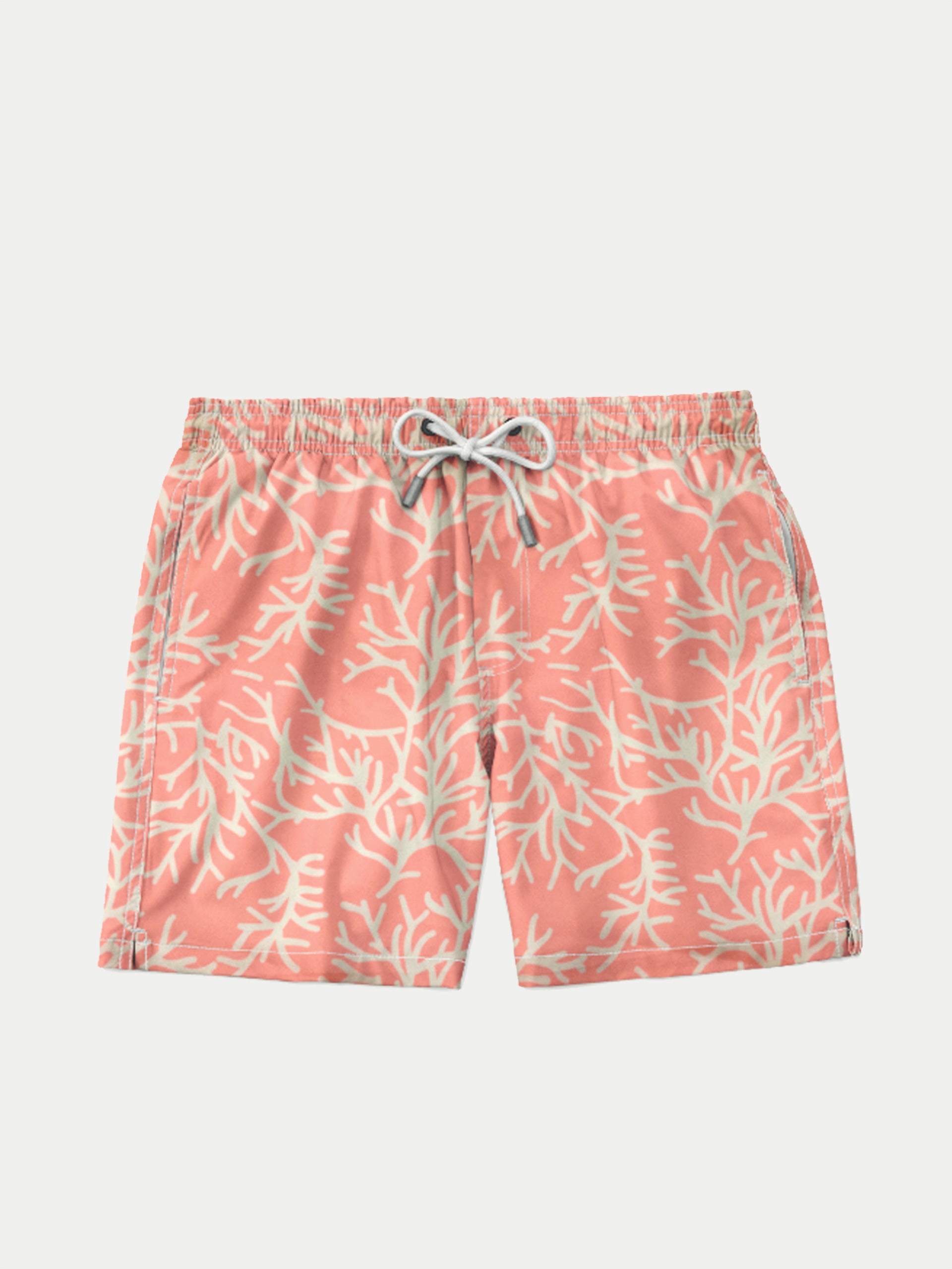 'Coral Salmon' Swim Trunks for Men by 98 Coast Av.