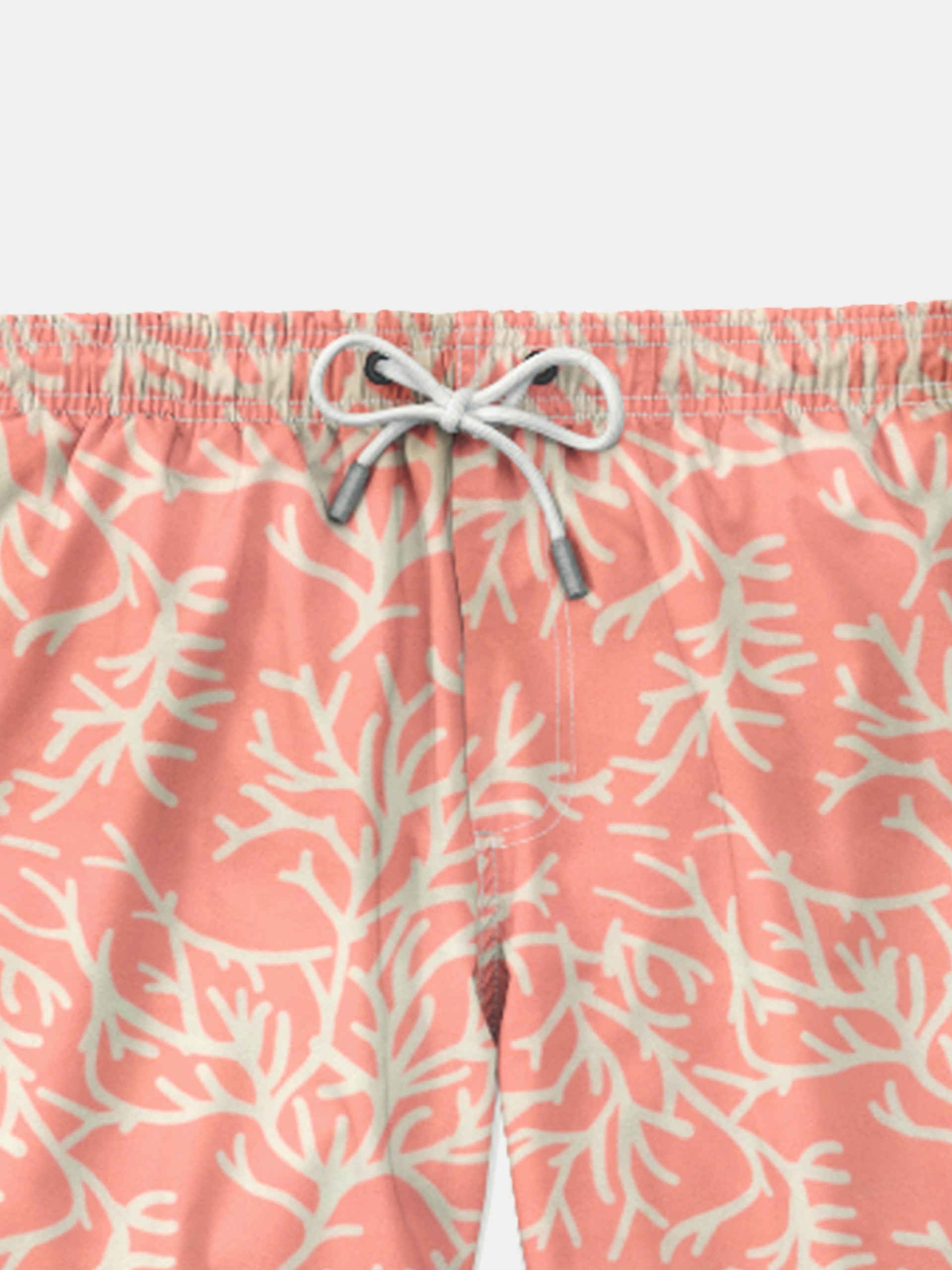 'Coral Salmon' Swim Trunks for Men by 98 Coast Av.