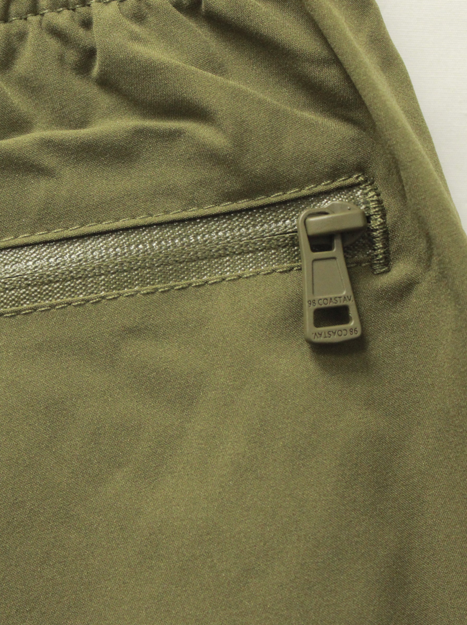 The New Classics Olive Swim Trunks for Men by 98 Coast Av.