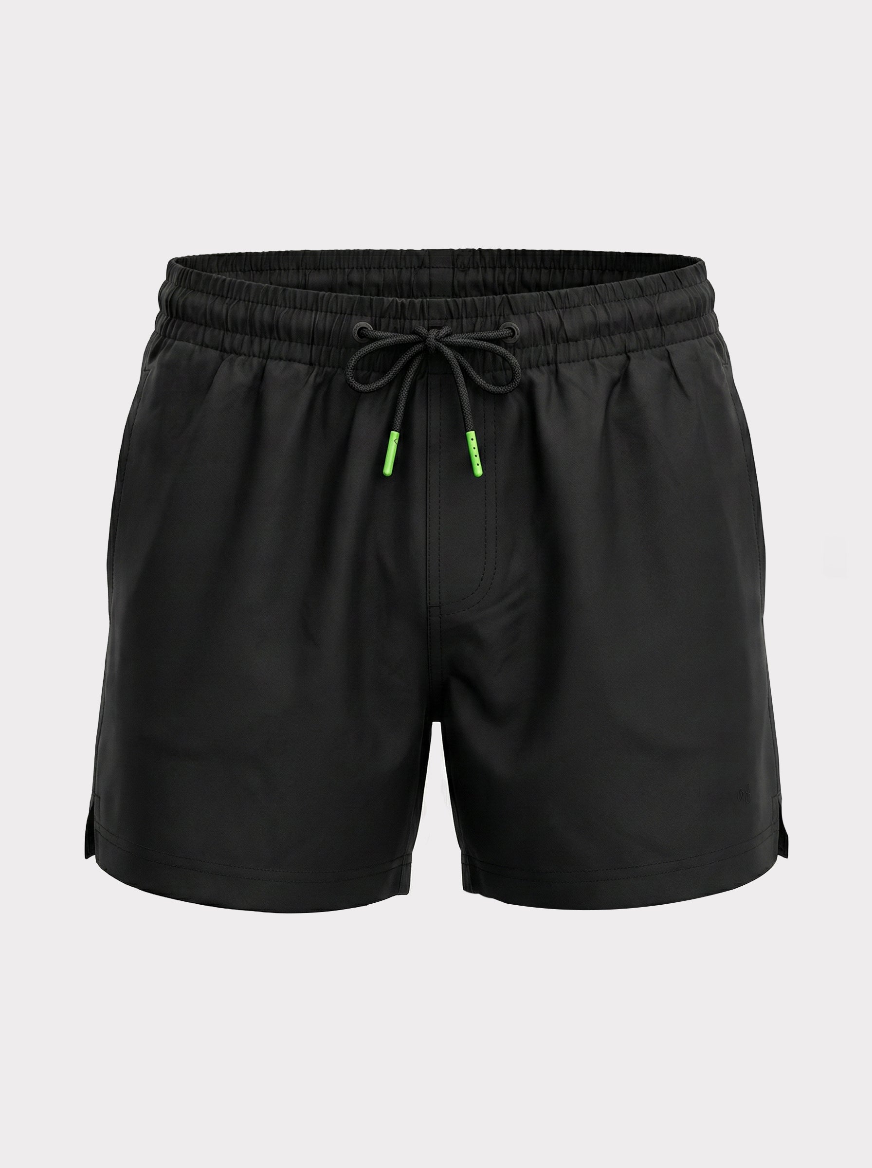 The New Classics Black Swim Trunks for Men by 98 Coast Av.