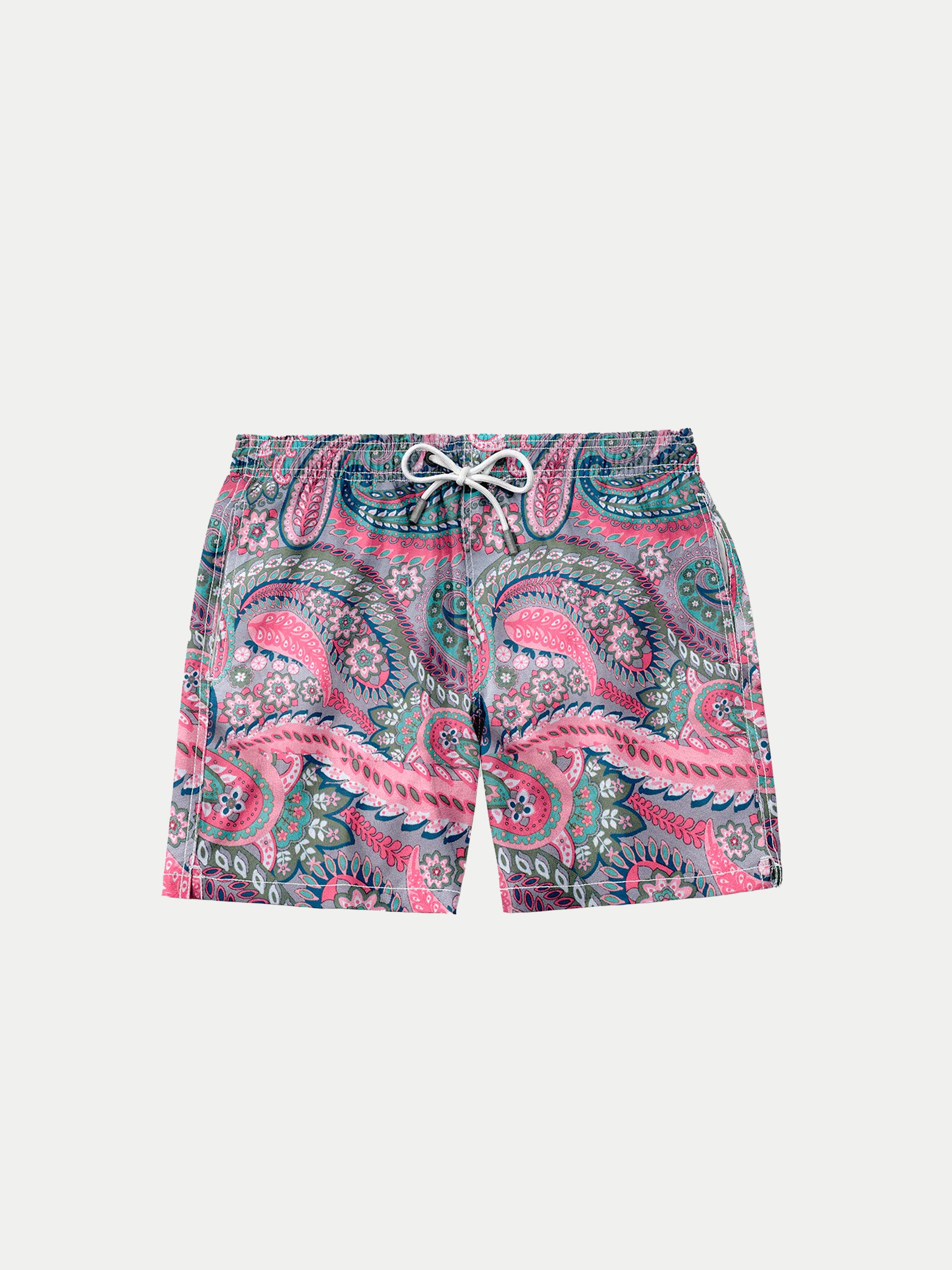 'Pink Paisley' Boys Swim Shorts by 98 Coast Av