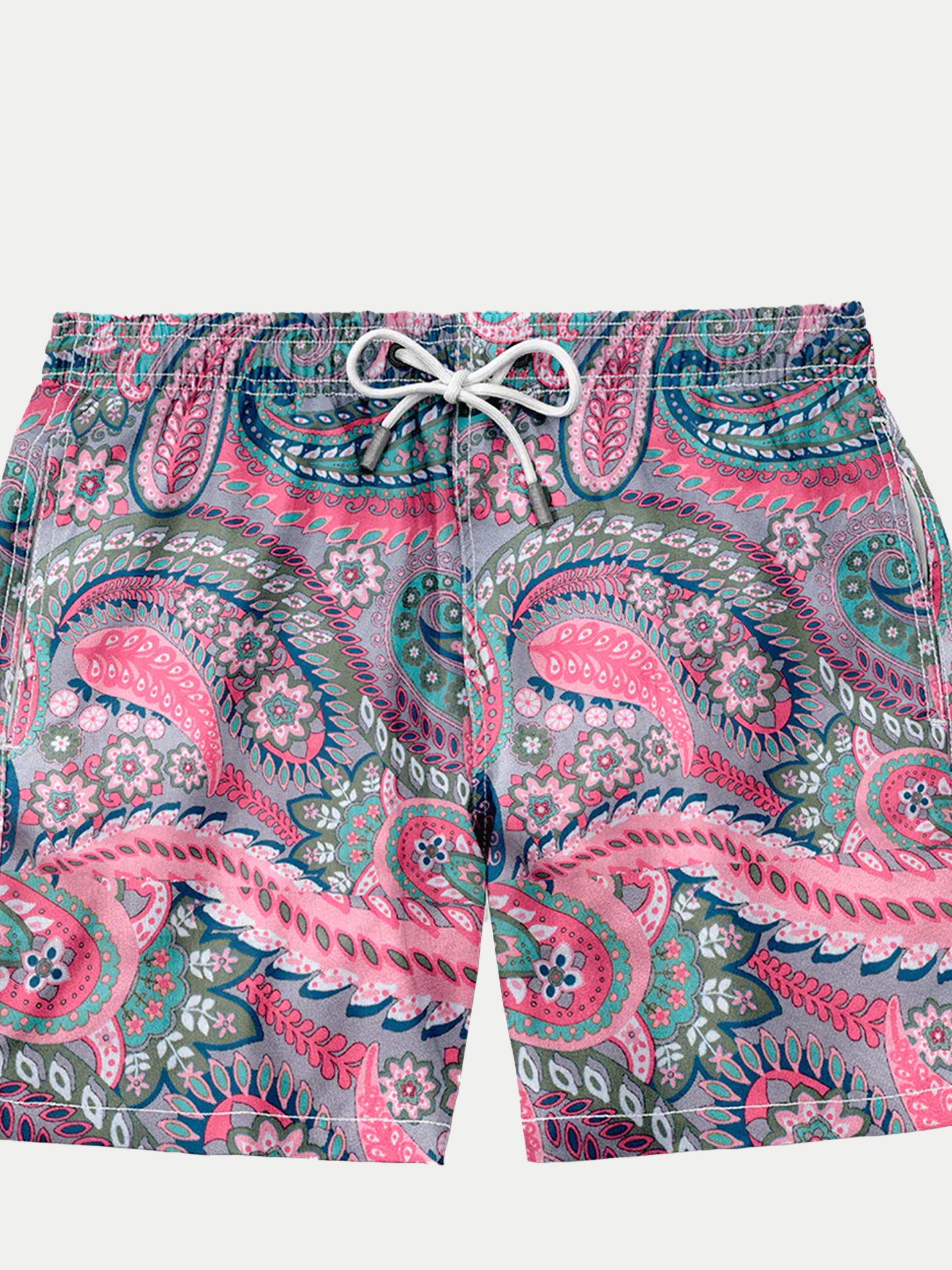 'Pink Paisley' Boys Swim Shorts by 98 Coast Av
