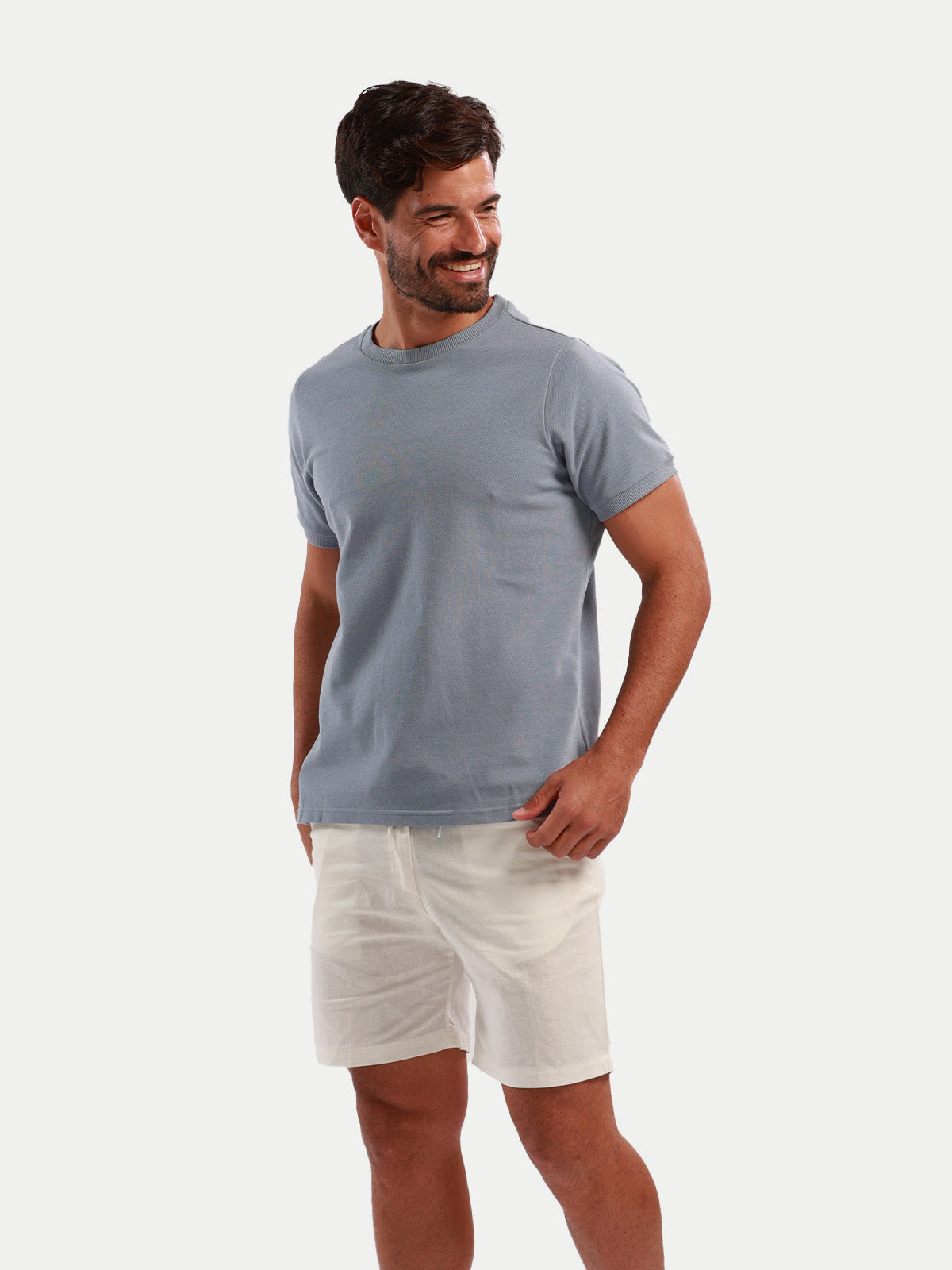 Pique T-Shirt Sky Blue by 98 Coast Av