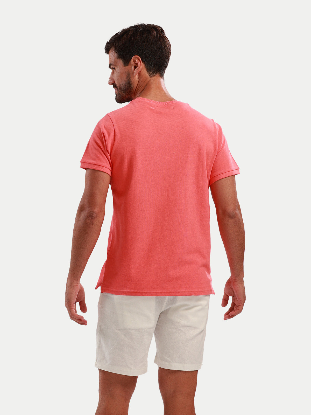 Pique T-Shirt Coral by 98 Coast Av