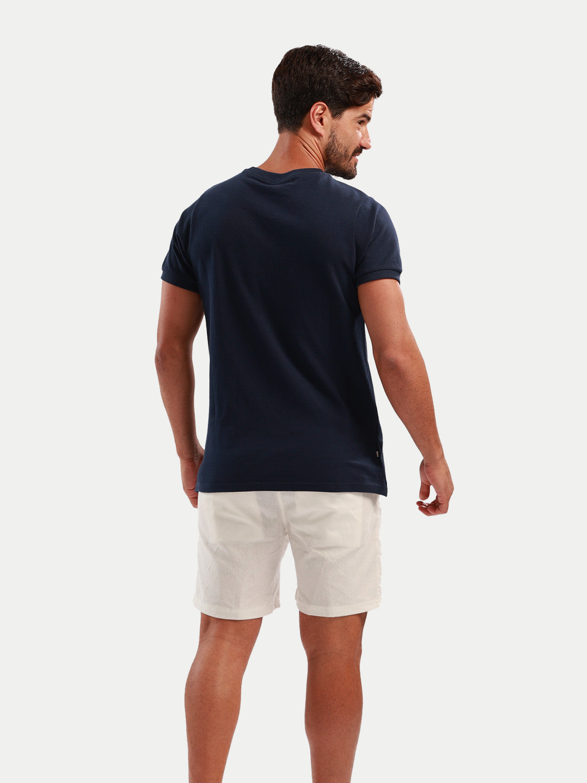 Pique T-Shirt Navy by 98 Coast Av