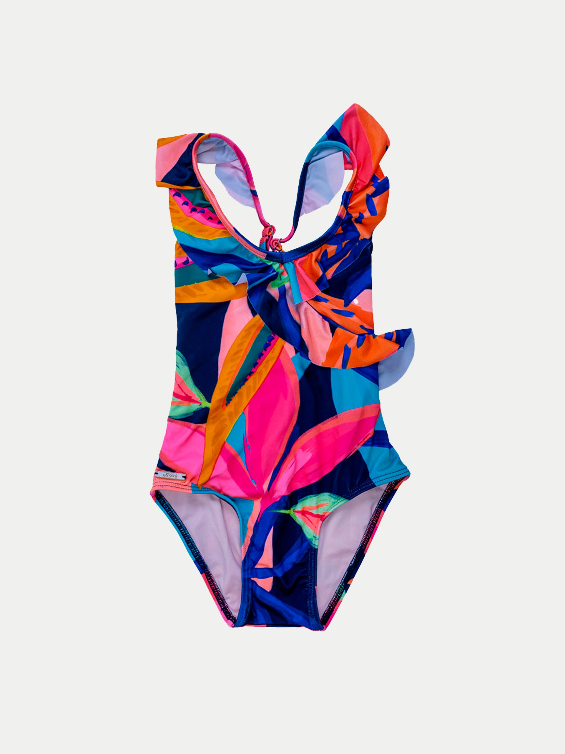 ‘Tropicana Colors’ Girls Swimwear by 98 Coast Av.