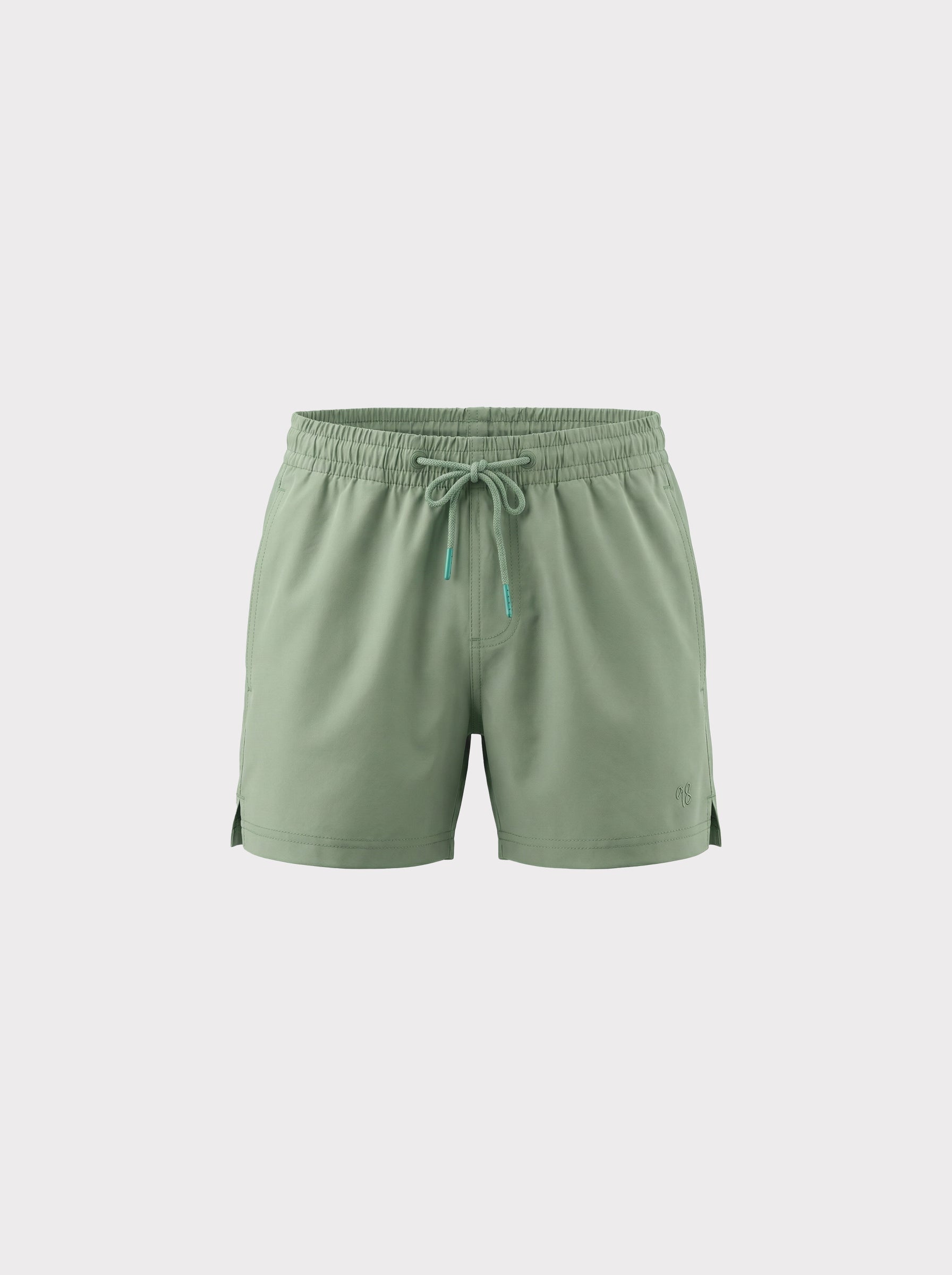 The New Classics Boys Green Swim Short by 98 Coast Av.