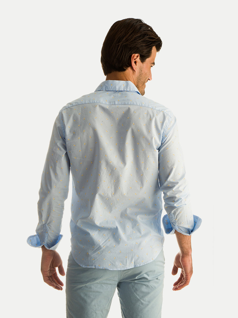 Cotton Shirts Blue Banana