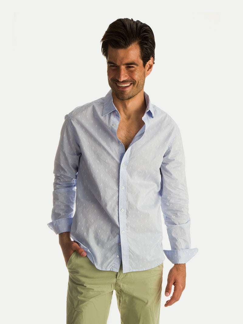 Cotton Shirts Blue Bulb