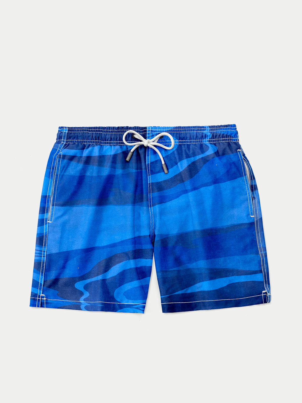 ‘Camuflaje Electric’ Swim Trunks for Men by 98 Coast Av.