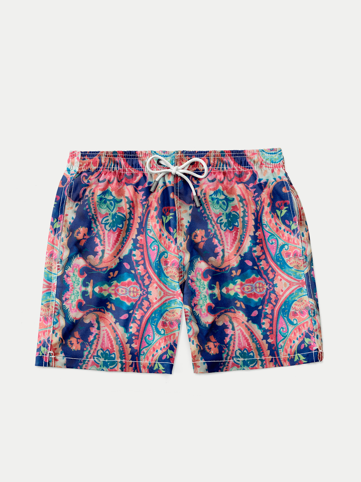 ‘Flowers Pink’ Swim Trunks for Men by 98 Coast Av.