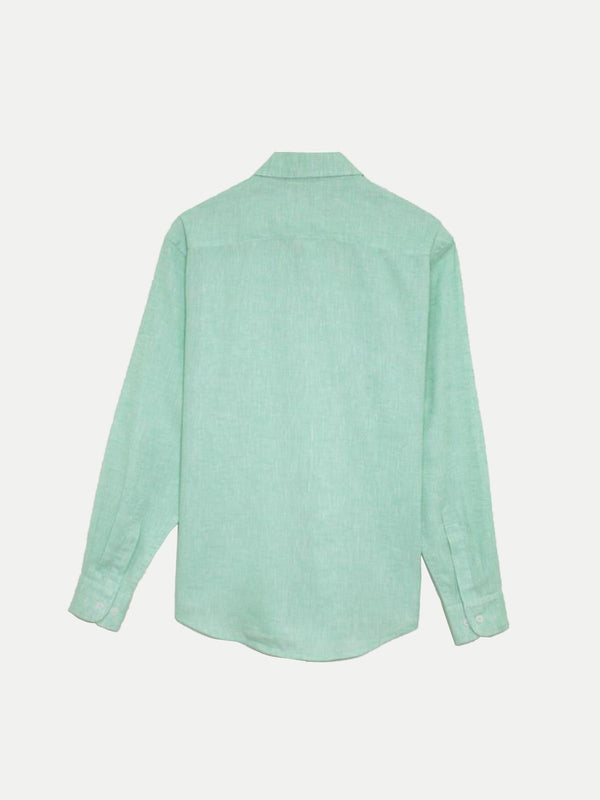 Mint Linen Look Shirt